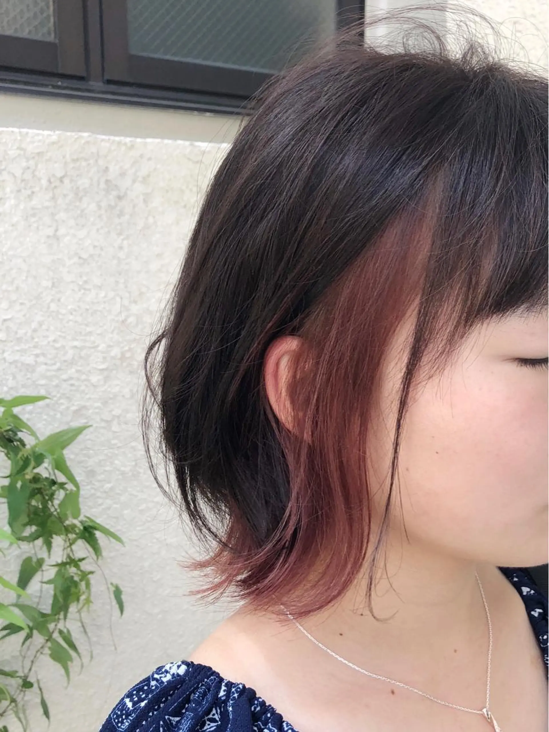 ミディアム カラー パーマ ヘアアレンジ 【白髪ぼかし 専門GBG】自由が丘のヘアスタイル
