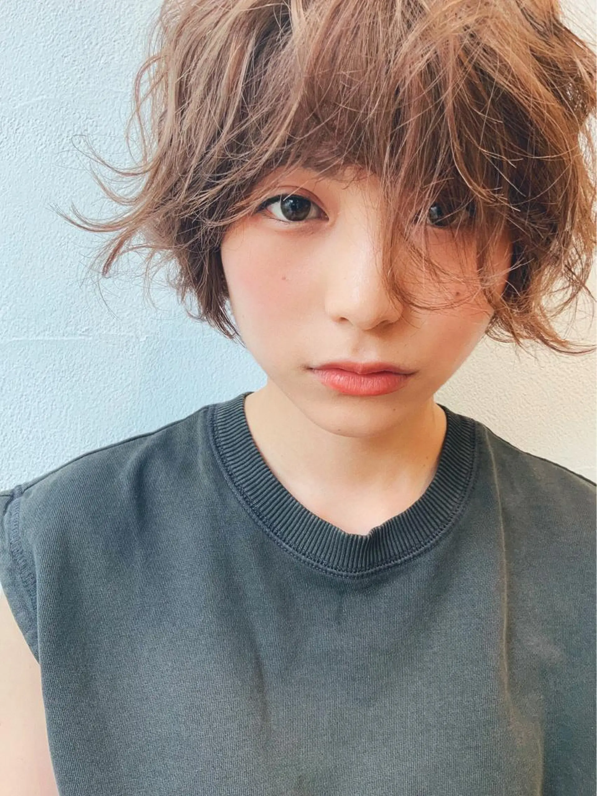 ショート カラー ブリーチ ショートヘア メンズカット特化柏駅 徒歩3分LOUのヘアスタイル