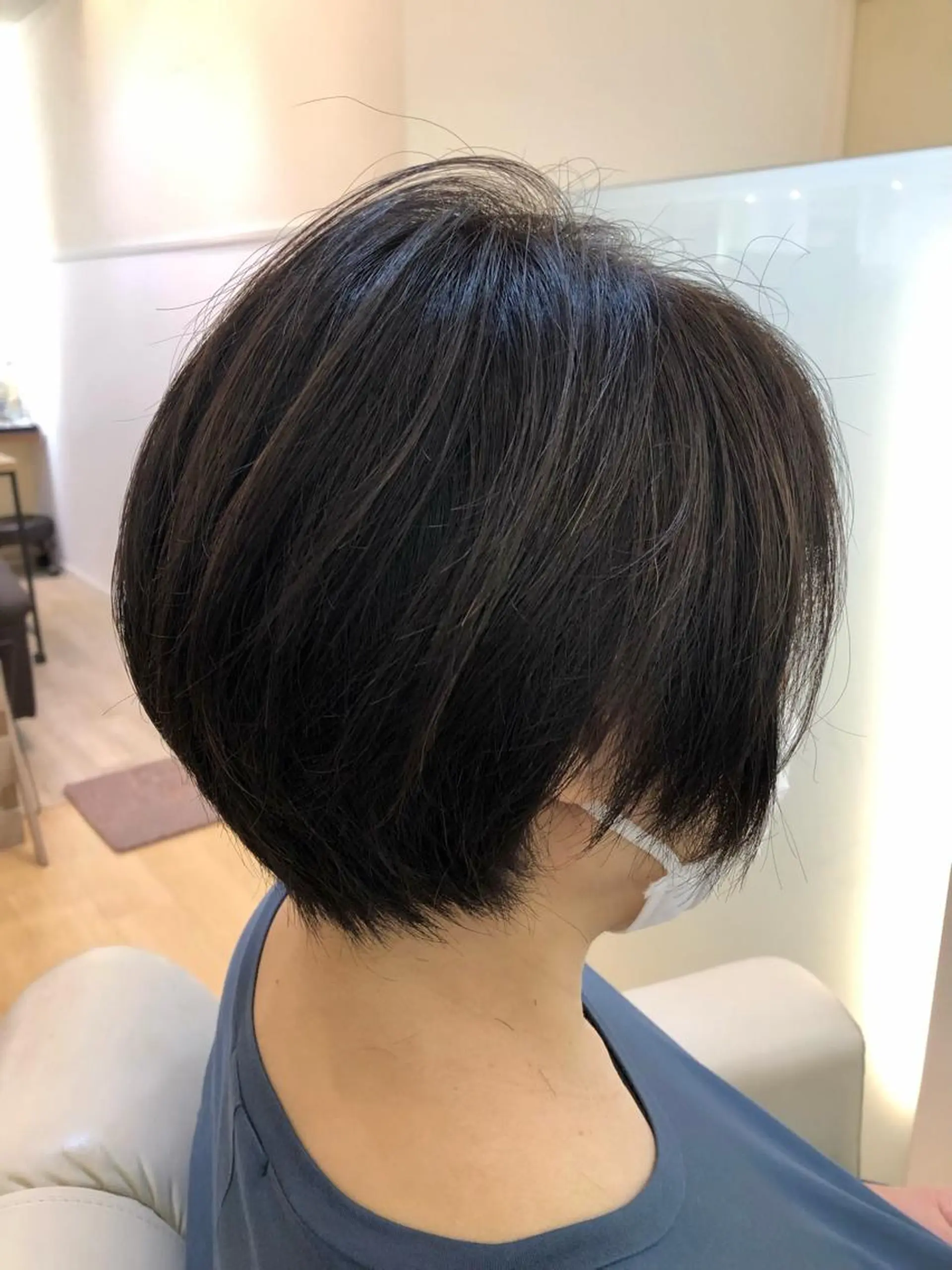 ショート ショートボブ ボブ ショートヘア 山岡 徹也のヘアスタイル