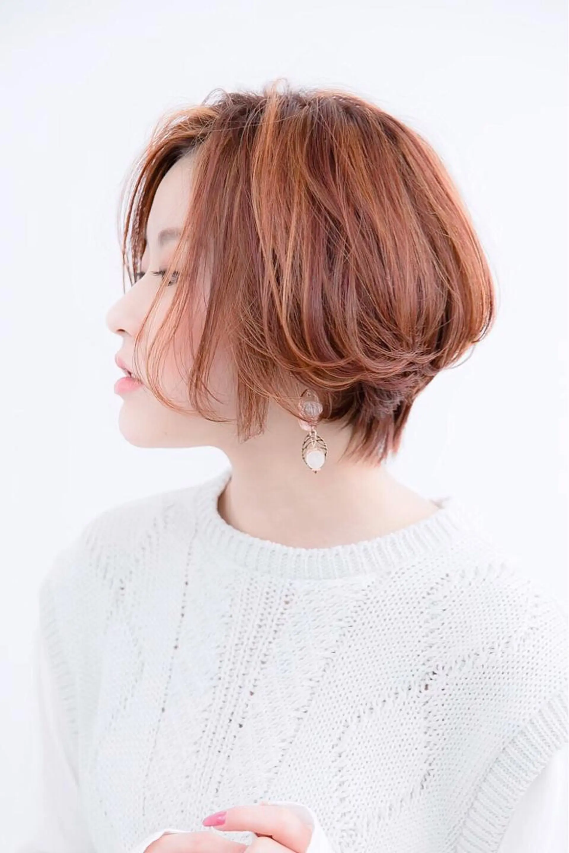 ショート ハイライト Lond enikaのヘアスタイル