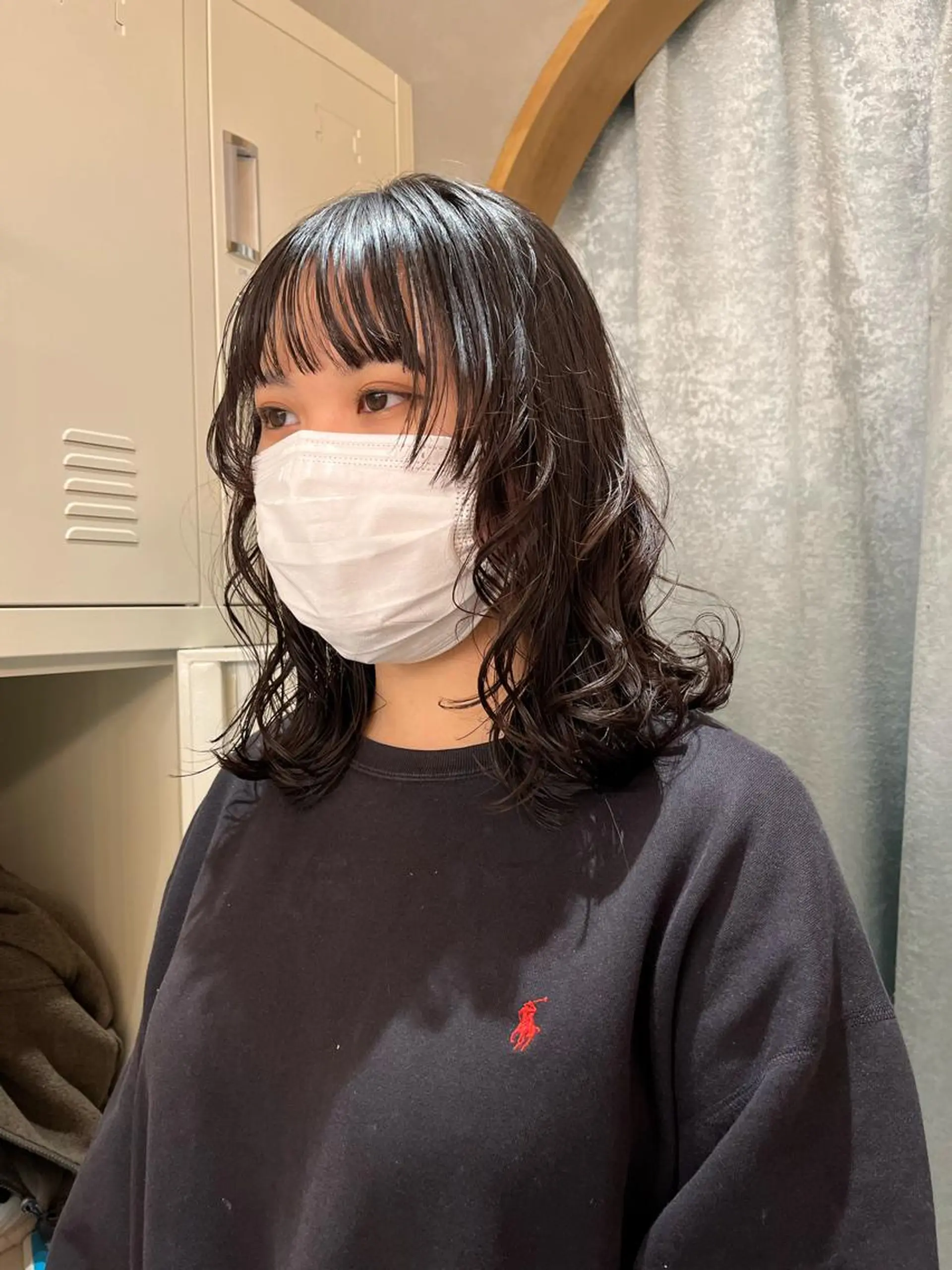 ミディアム カット 縮毛矯正 トリートメント 🩵縮毛矯正/ブリー チ/髪質改善/いつかのヘアスタイル