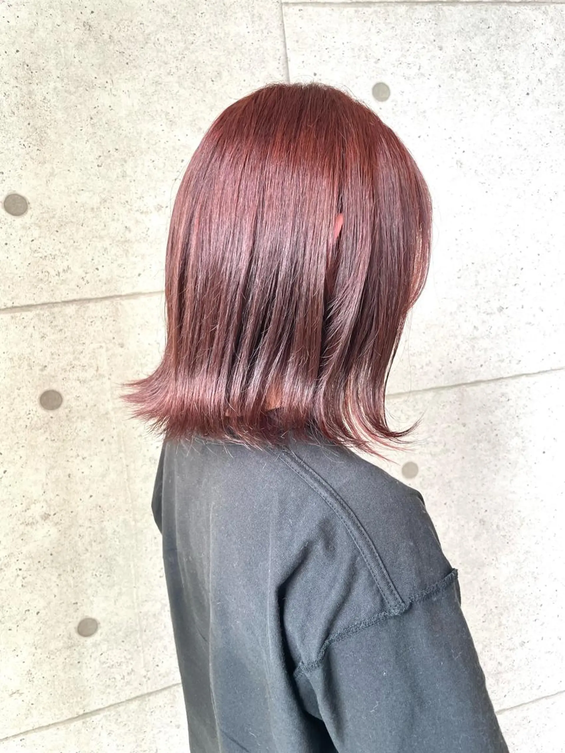 ミディアム ヘアカラー 新籾 尚哉のヘアスタイル