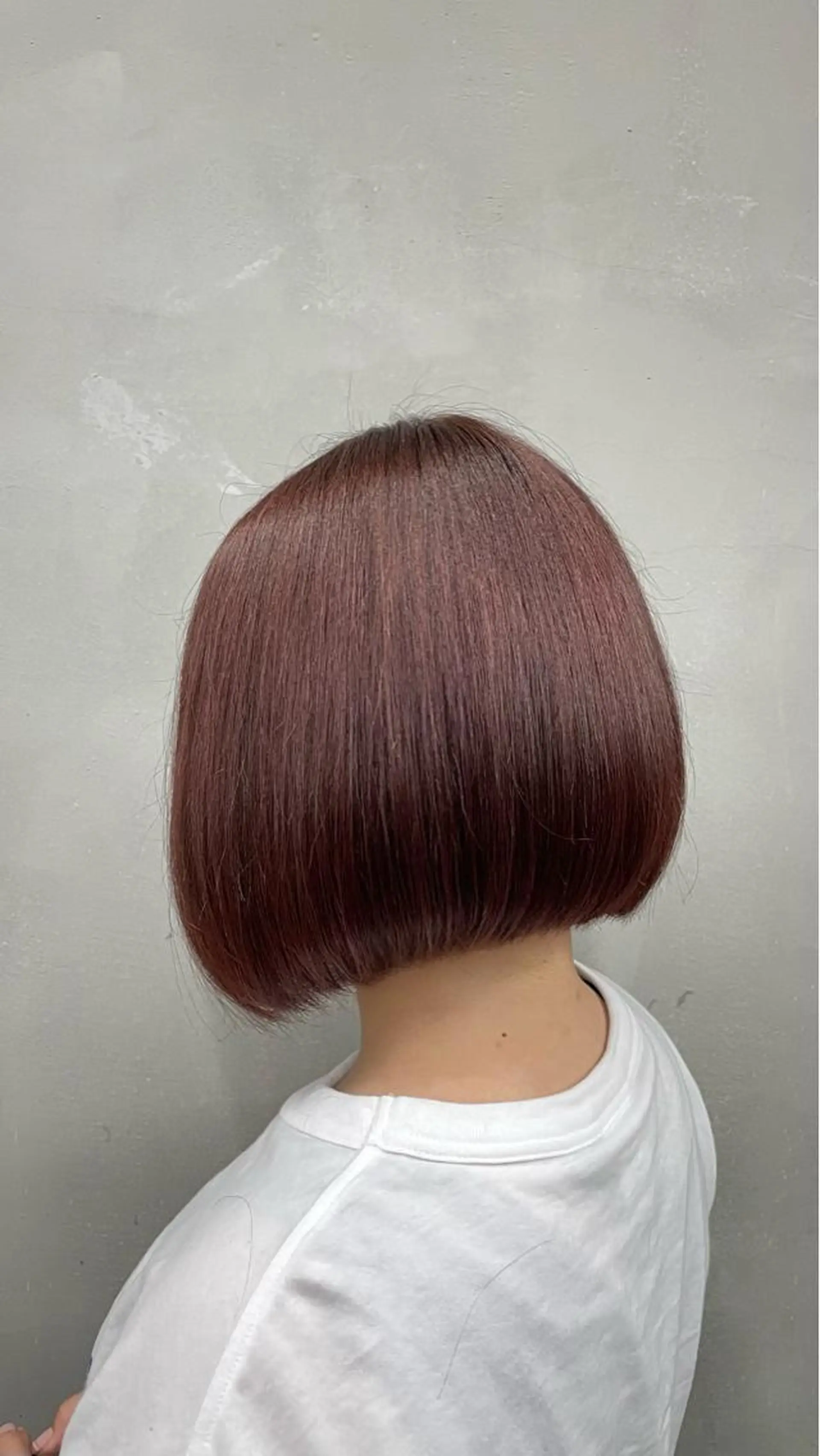 ミディアム カラー ピンクカラー ボブ igarashi 【レイヤーカット】のヘアスタイル