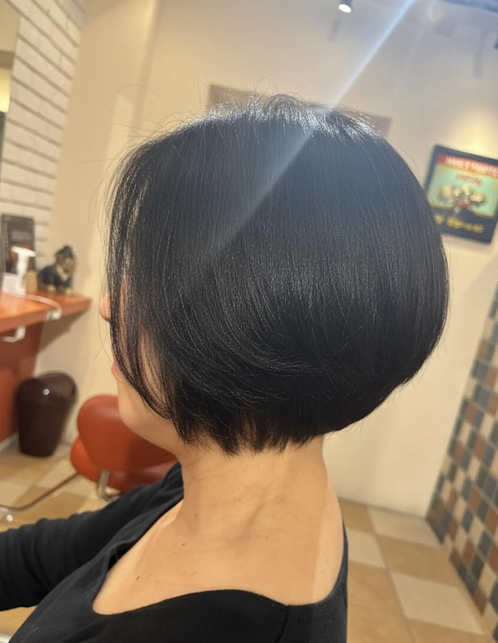 ショート ボブ カット ヘアカラー トリートメント flencia 丸 和博｜カットのヘアスタイル