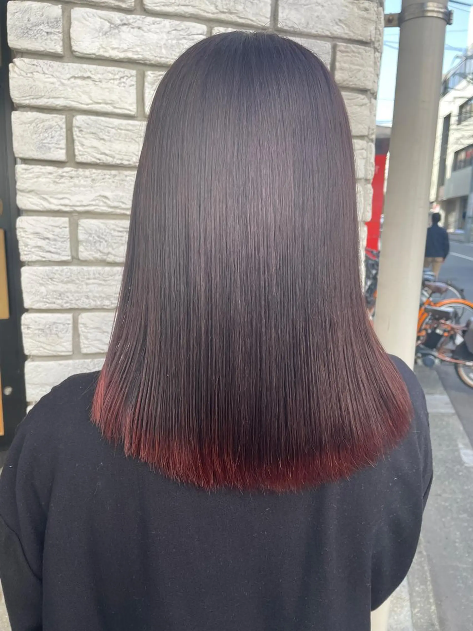 セミロング カラー トリートメント カラー/レイヤー/ 髪質改善/PAAQのヘアスタイル