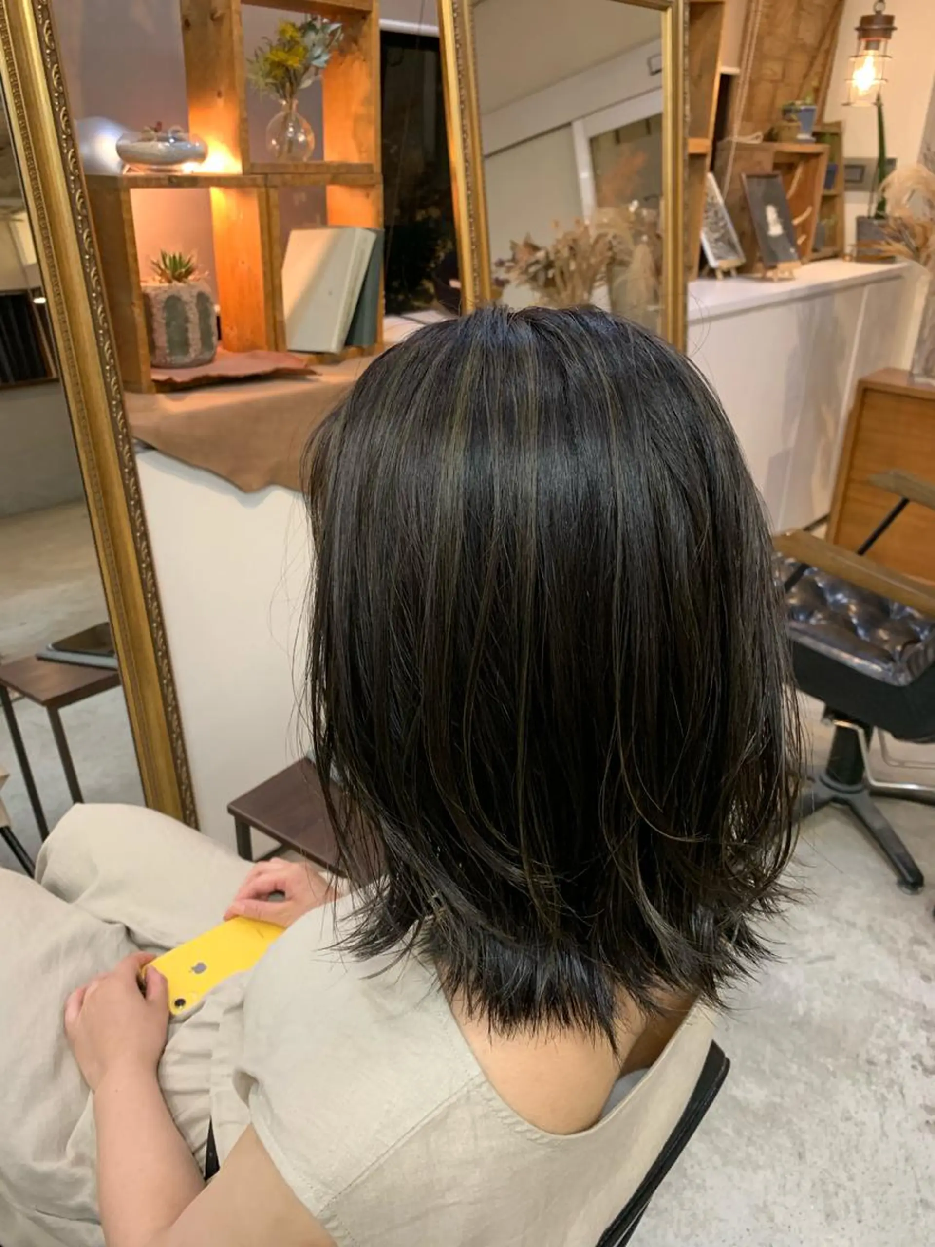 ミディアム カラー グレージュ ハイライトカラー ハイライト 下河 宗太のその他イメージ