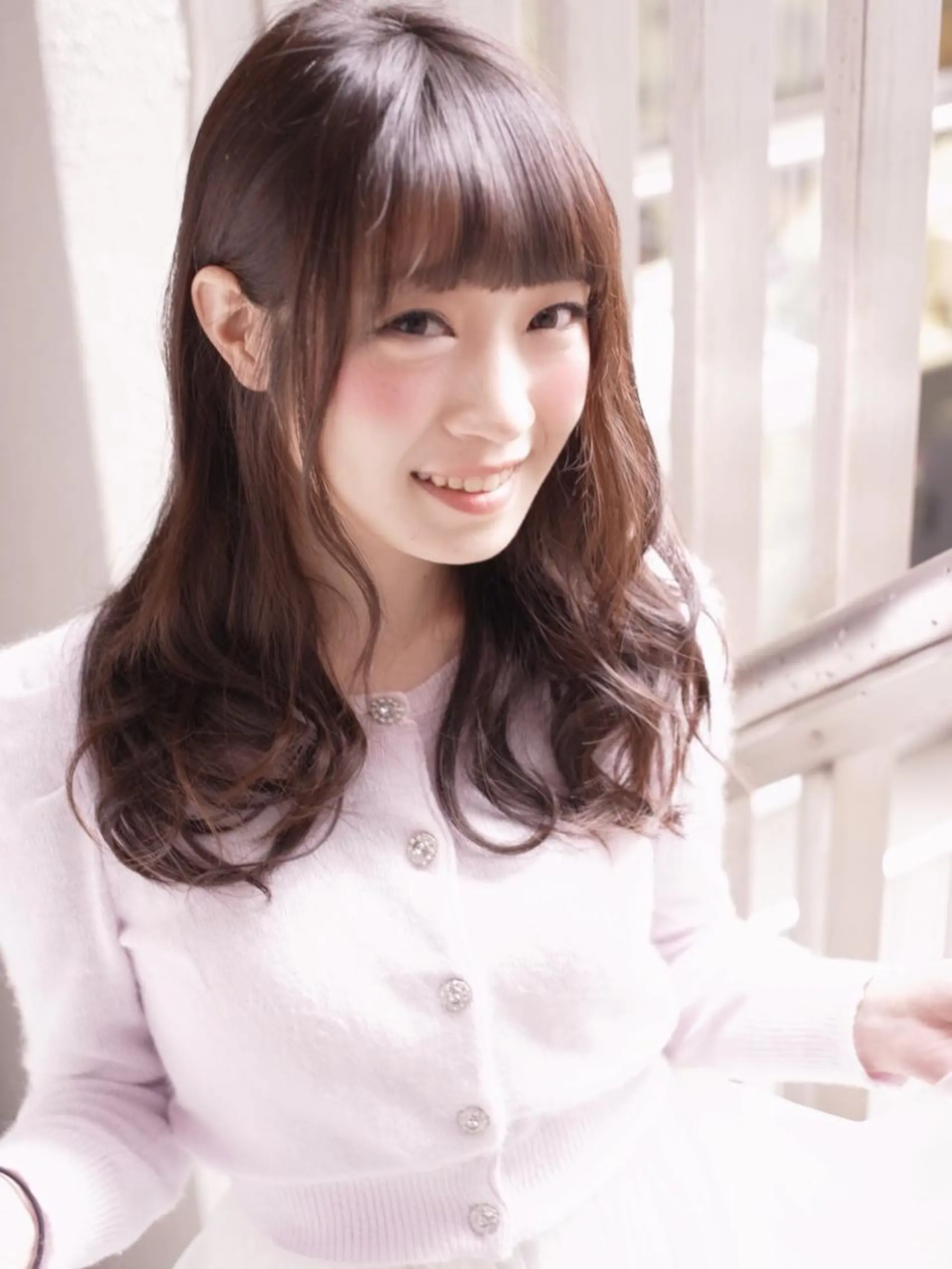 ロング 浜田 敦史のヘアスタイル