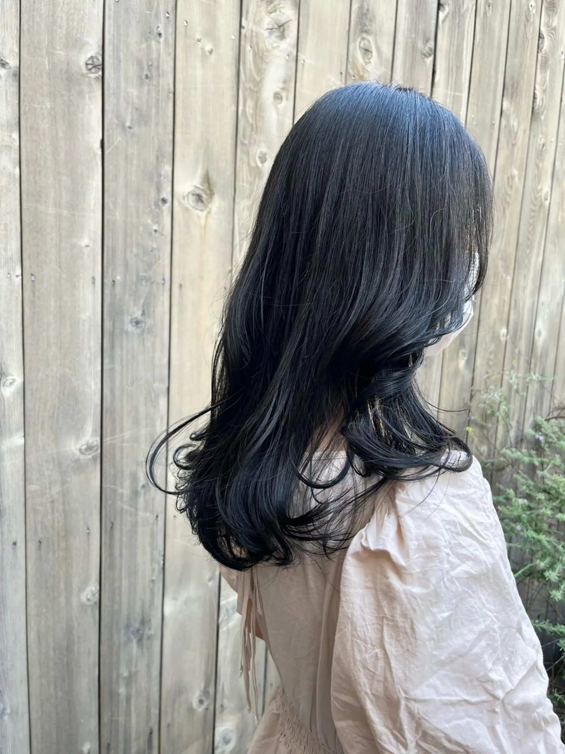 セミロング カラー 黒髪 グレーブラック 銀座🤍ボブ/ ミディアム/佐野夢美のヘアスタイル