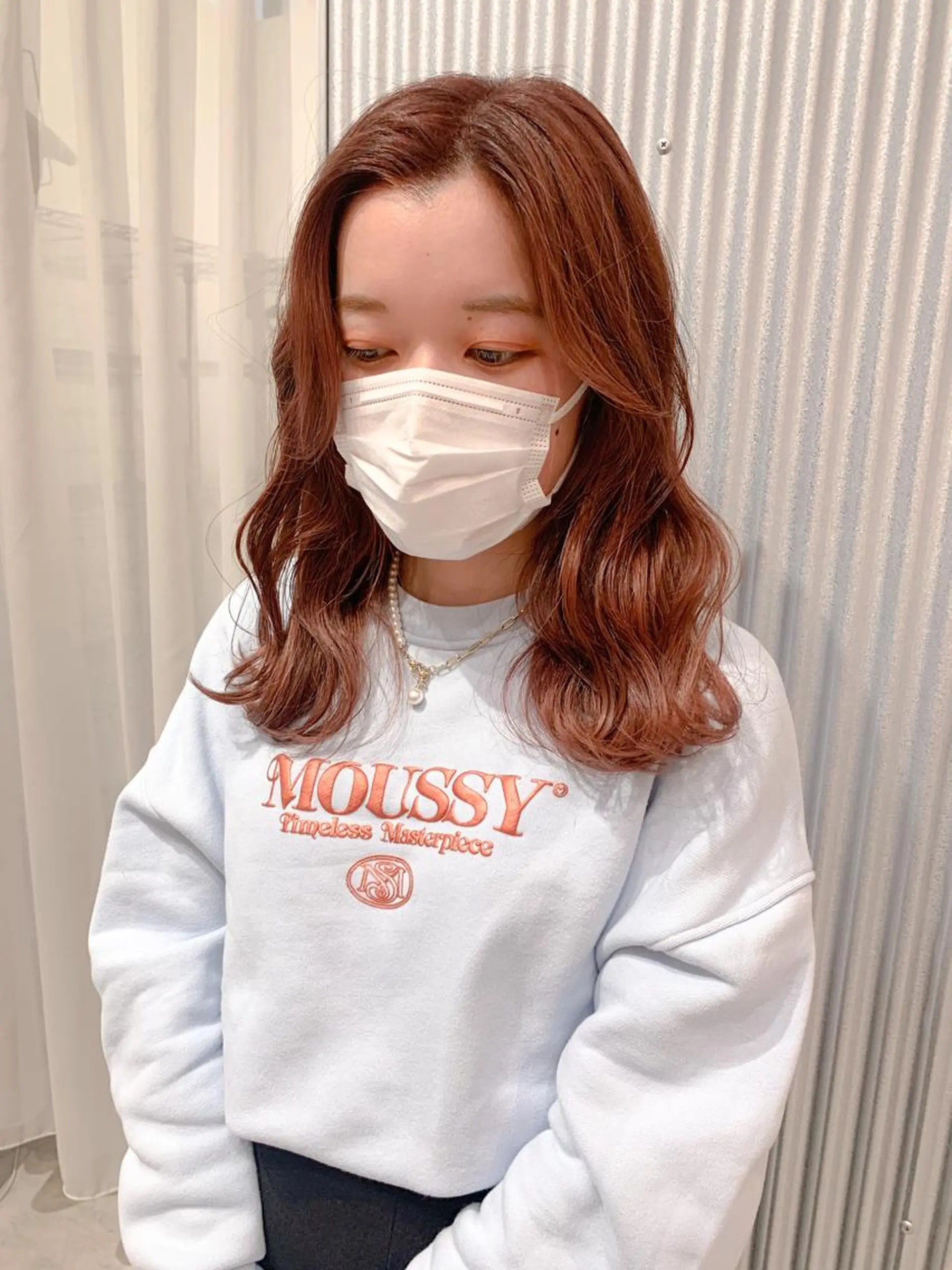 セミロング カラー ヘアアレンジ ヘアカラー トリートメント yuka .のヘアスタイル