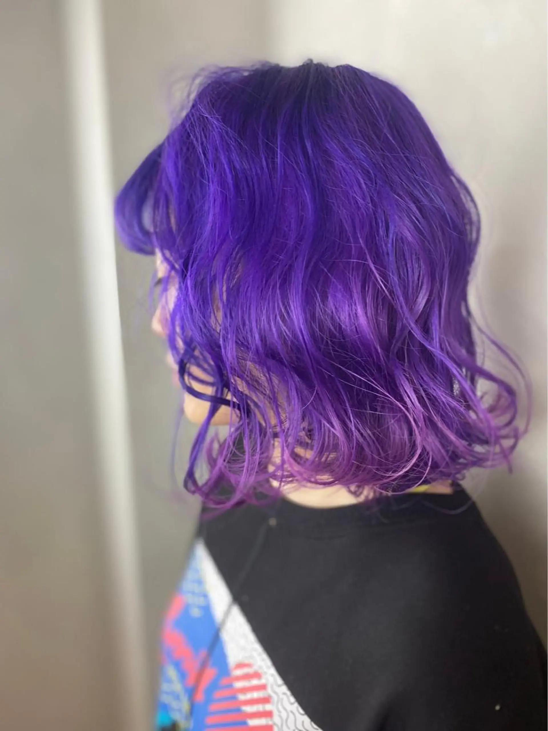 ミディアム カラー ボブ シースルーバング ヘアカラー BROCANTE立川 karasawa.nのヘアスタイル