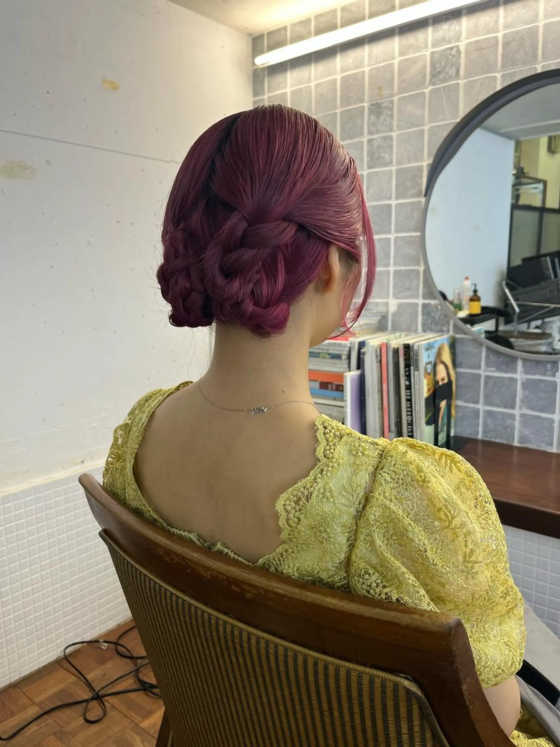 ミディアム ヘアアレンジ ヘアセット eri kinjoのヘアスタイル
