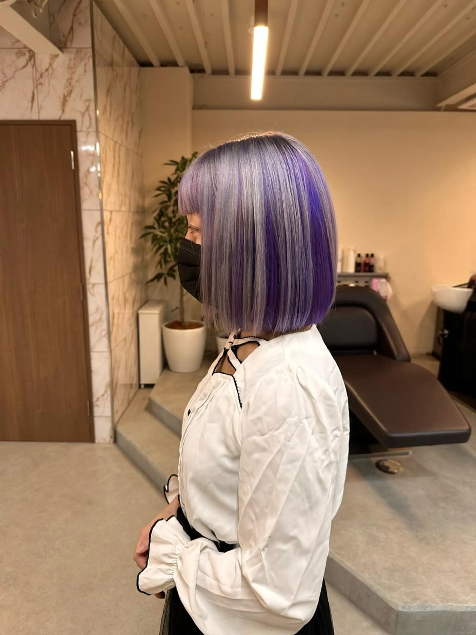 ショート カラー ハイトーン×似合わせ 🌱中川慎之介のヘアスタイル