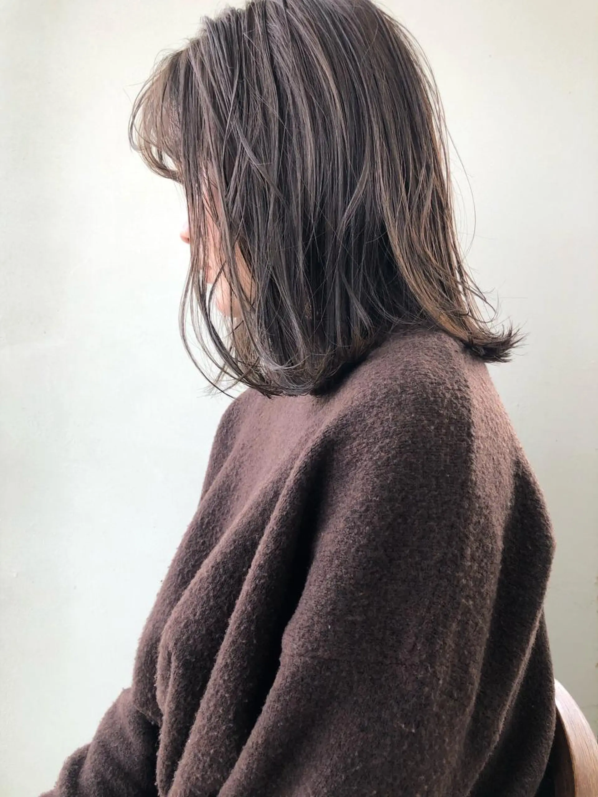 ミディアム カット ヘアカラー トリートメント 小澤大輔 YOLO hairのヘアスタイル