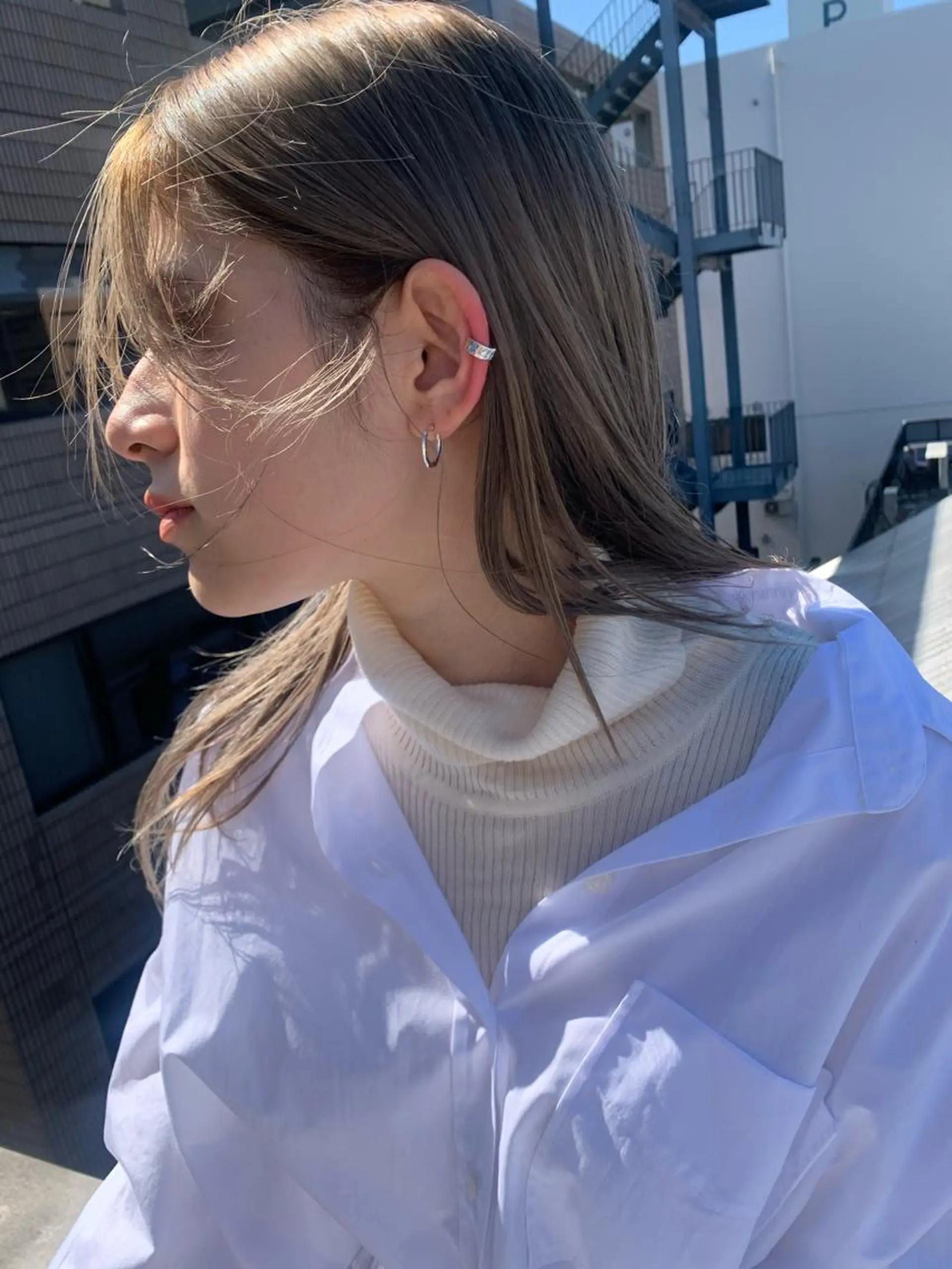 カラー ヘアカラー MARU パーマ/レイヤーのヘアスタイル