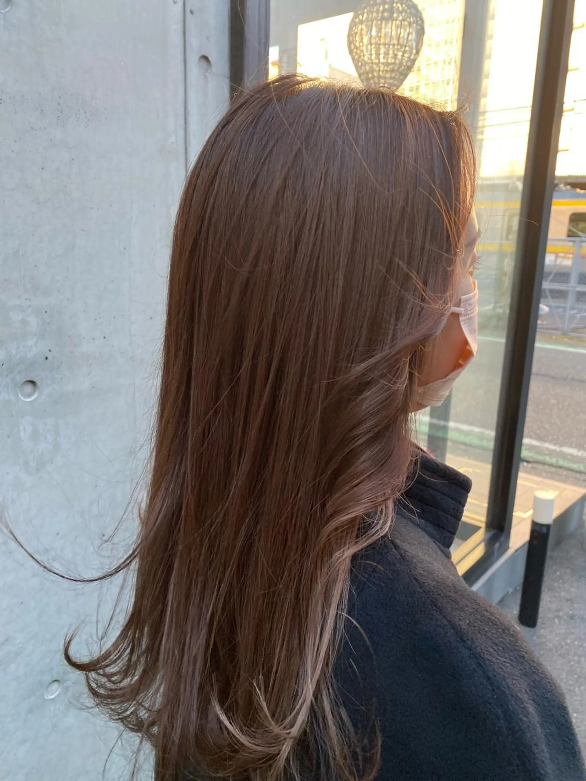 ロング カラー カット ヘアカラー トリートメント 菊池大一 溝の口パーマのヘアスタイル