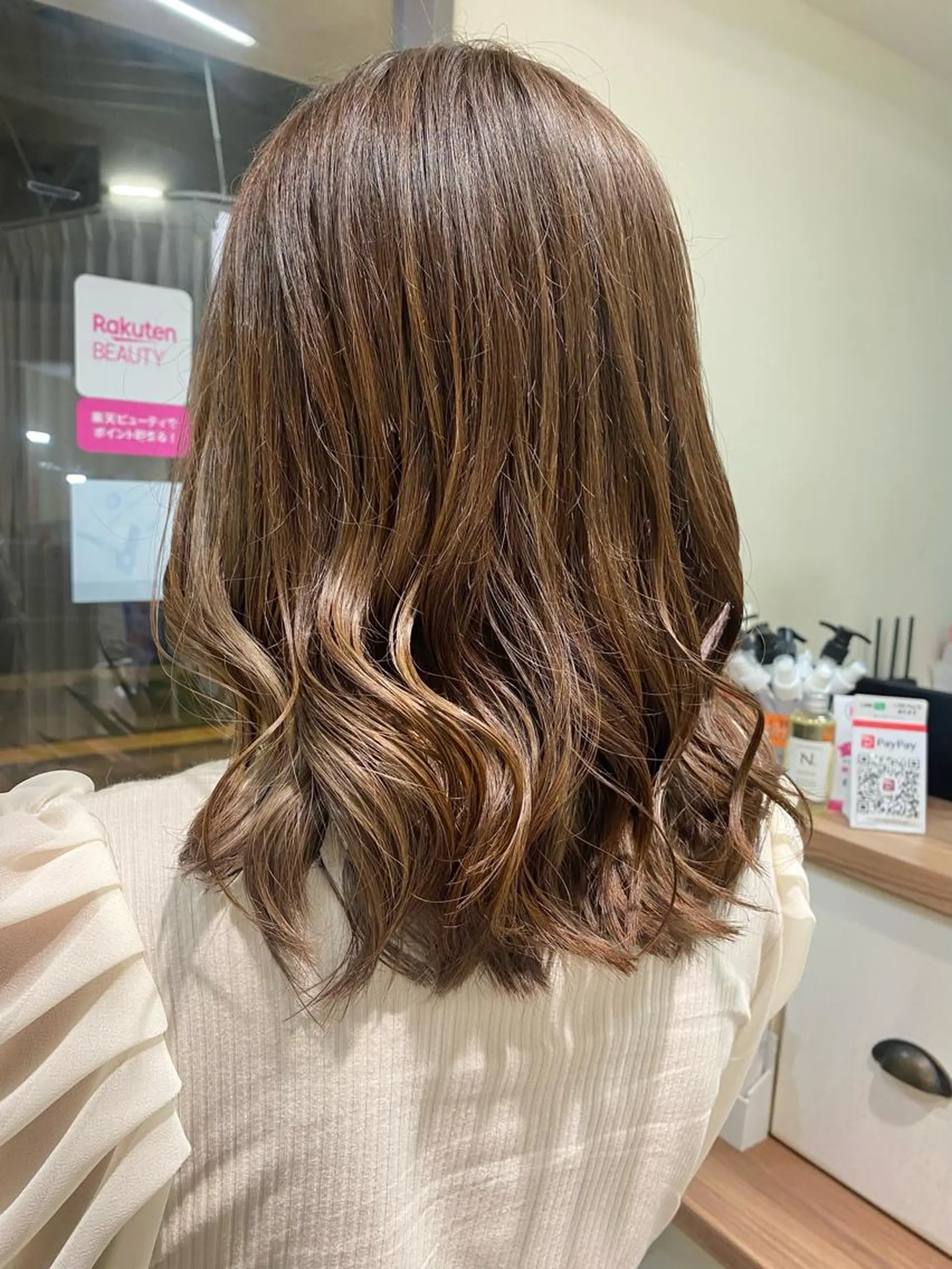 カラー ベージュカラー 透明感カラー 後藤 瀬奈のヘアスタイル