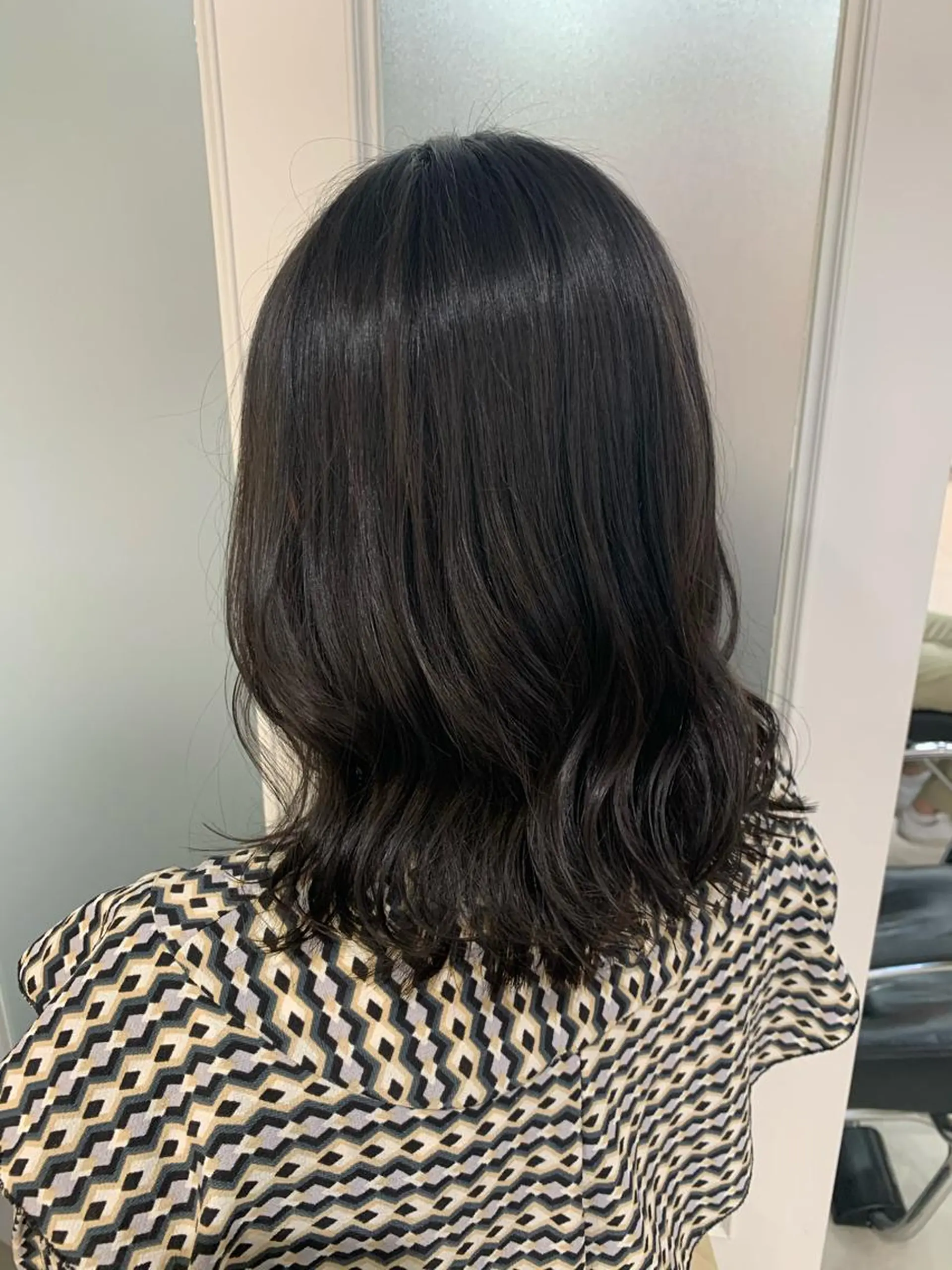 ミディアム ヘアカラー トリートメント 米津 優花のヘアスタイル