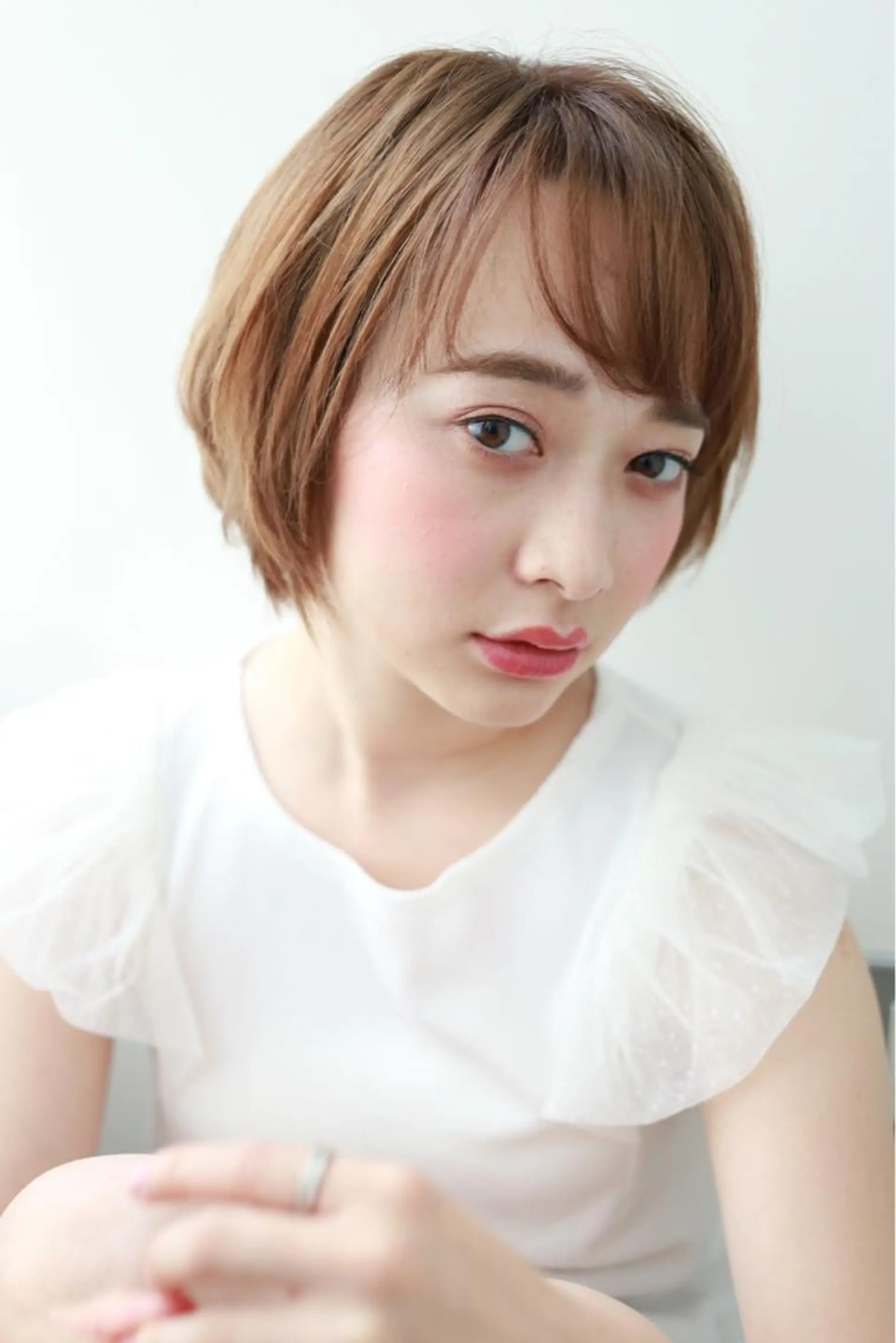 ショート カラー アンブレラカラー💫 フェイスフレーミングのヘアスタイル