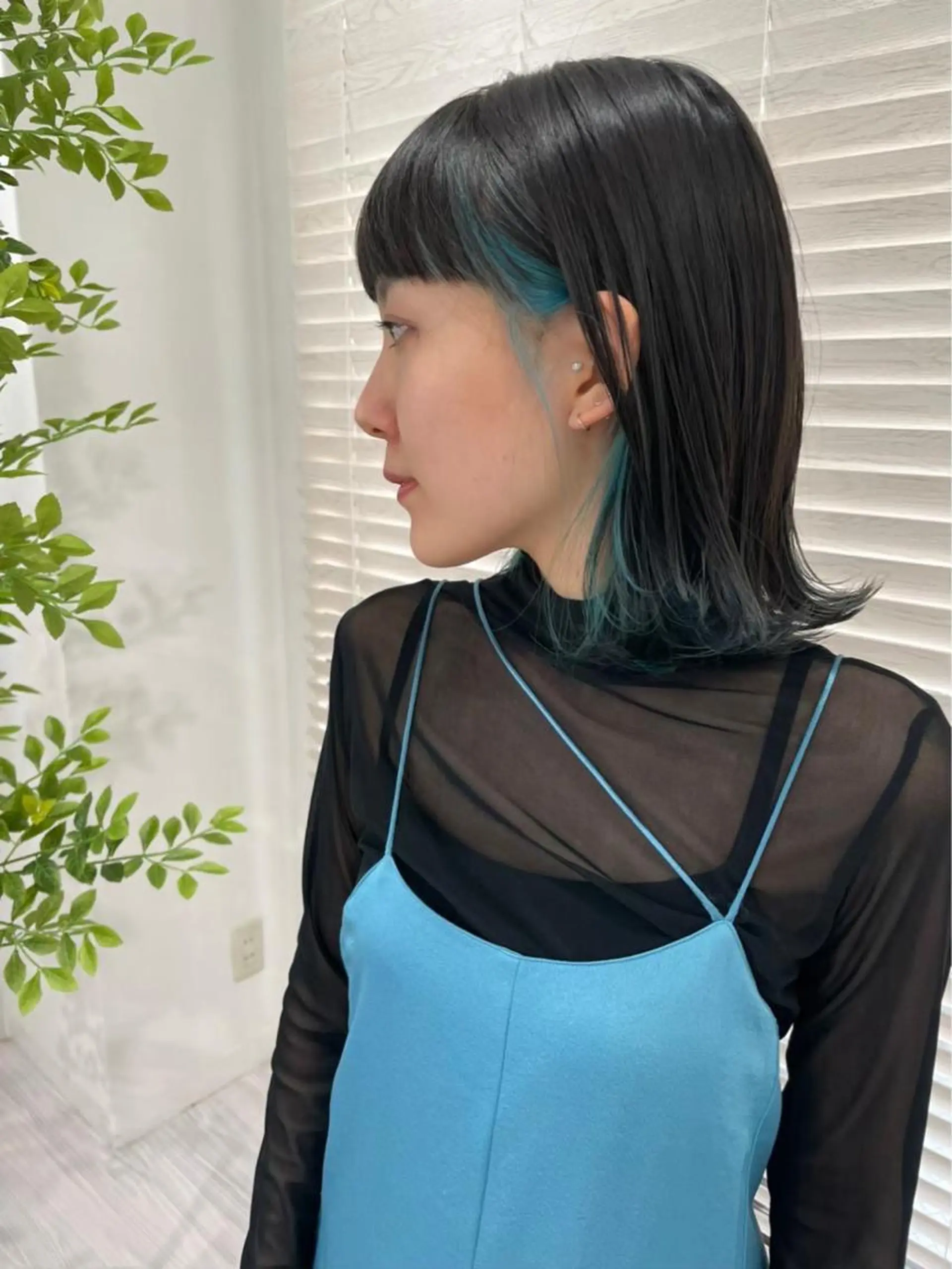 ミディアム カラー ツヤカラー🤍 ARISAのヘアスタイル