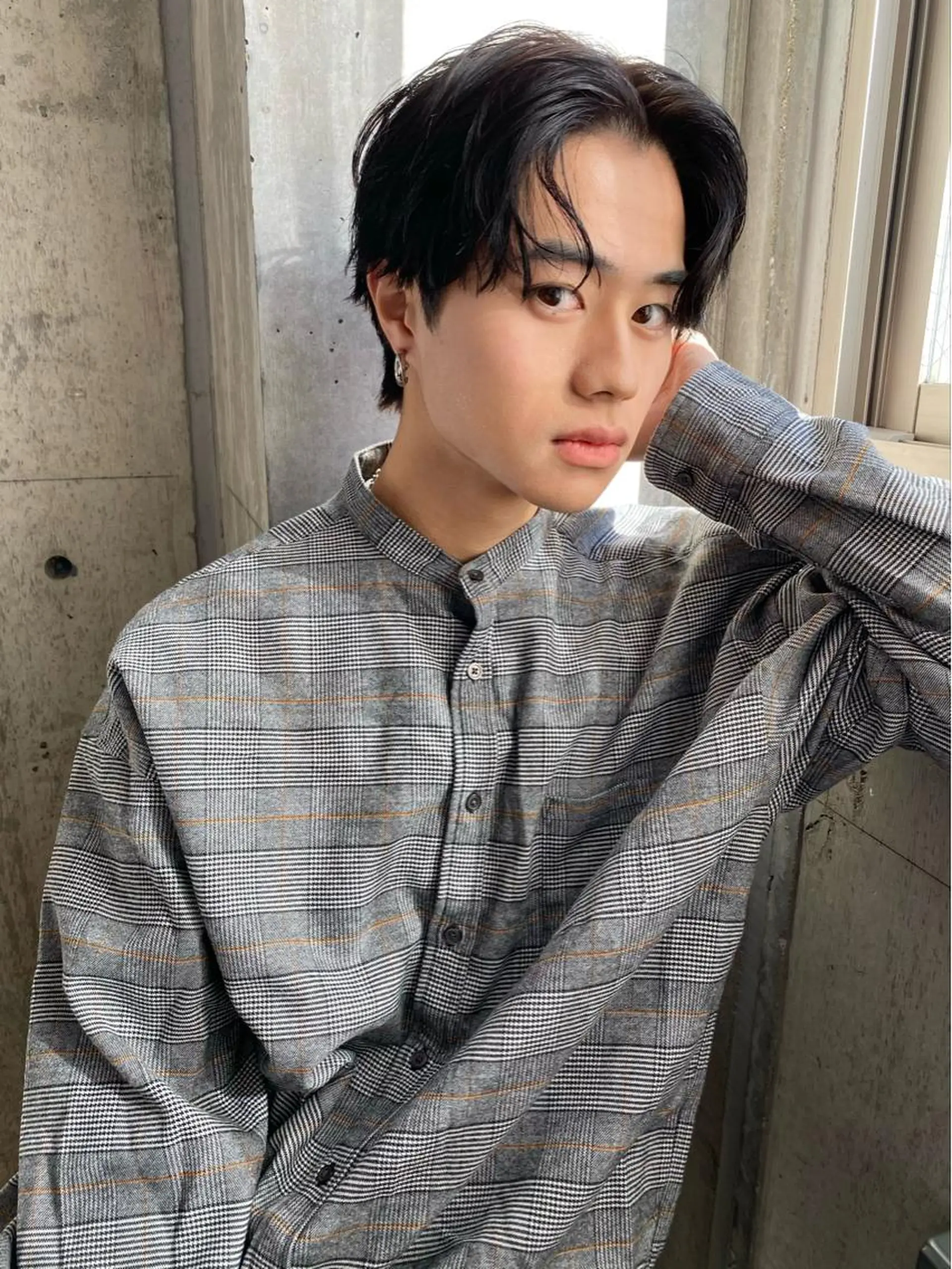 ショート パーマ メンズ カット パーマ 似合わせカラーパーマ 🌿kitin米川のヘアスタイル