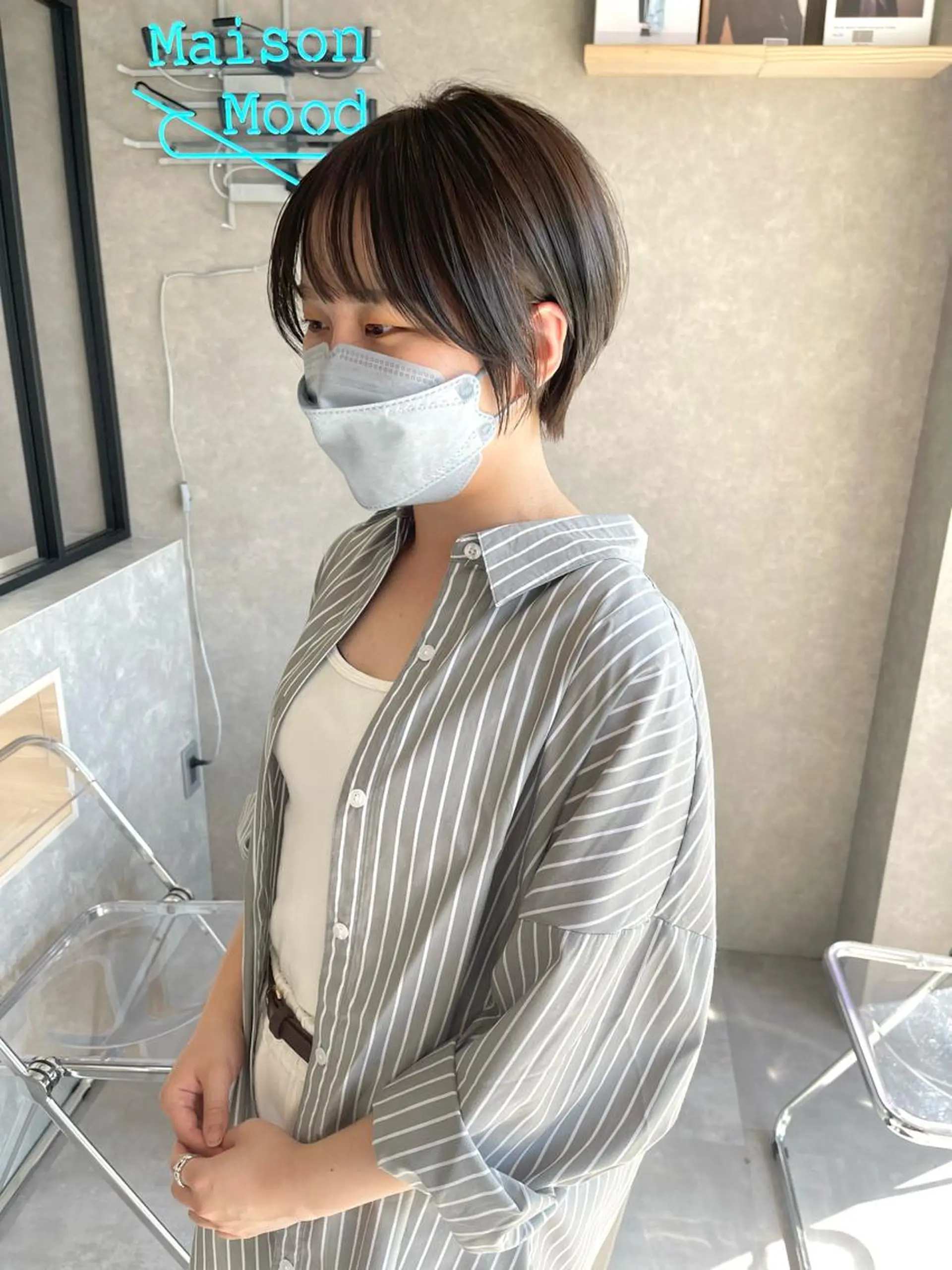 ショート カラー 一ノ瀬 暁のヘアスタイル