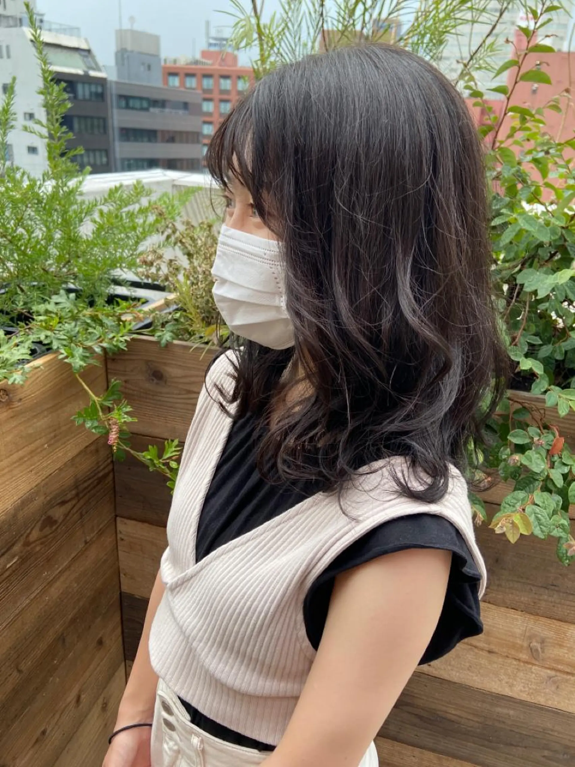 ミディアム カラー パーマ ヘアアレンジ メンズ キッズ ネイル マツエク・マツパ メンズハイライト メンズインナーカラー メンズ韓国風 学生（メンズ向け） 透明感カラー 久木原 ゆりのヘアスタイル