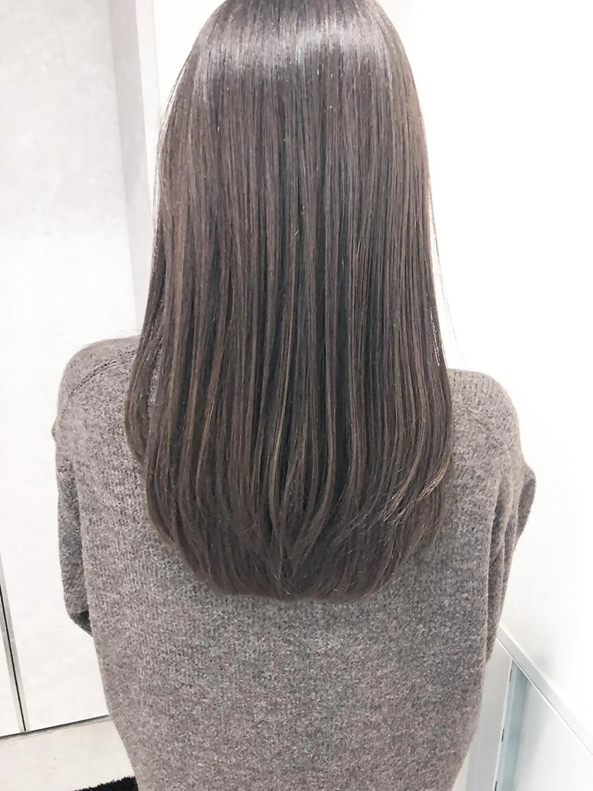 セミロング 髪質改善 カット ヘアカラー トリートメント [仙台髪質改善]小原 弘之のヘアスタイル