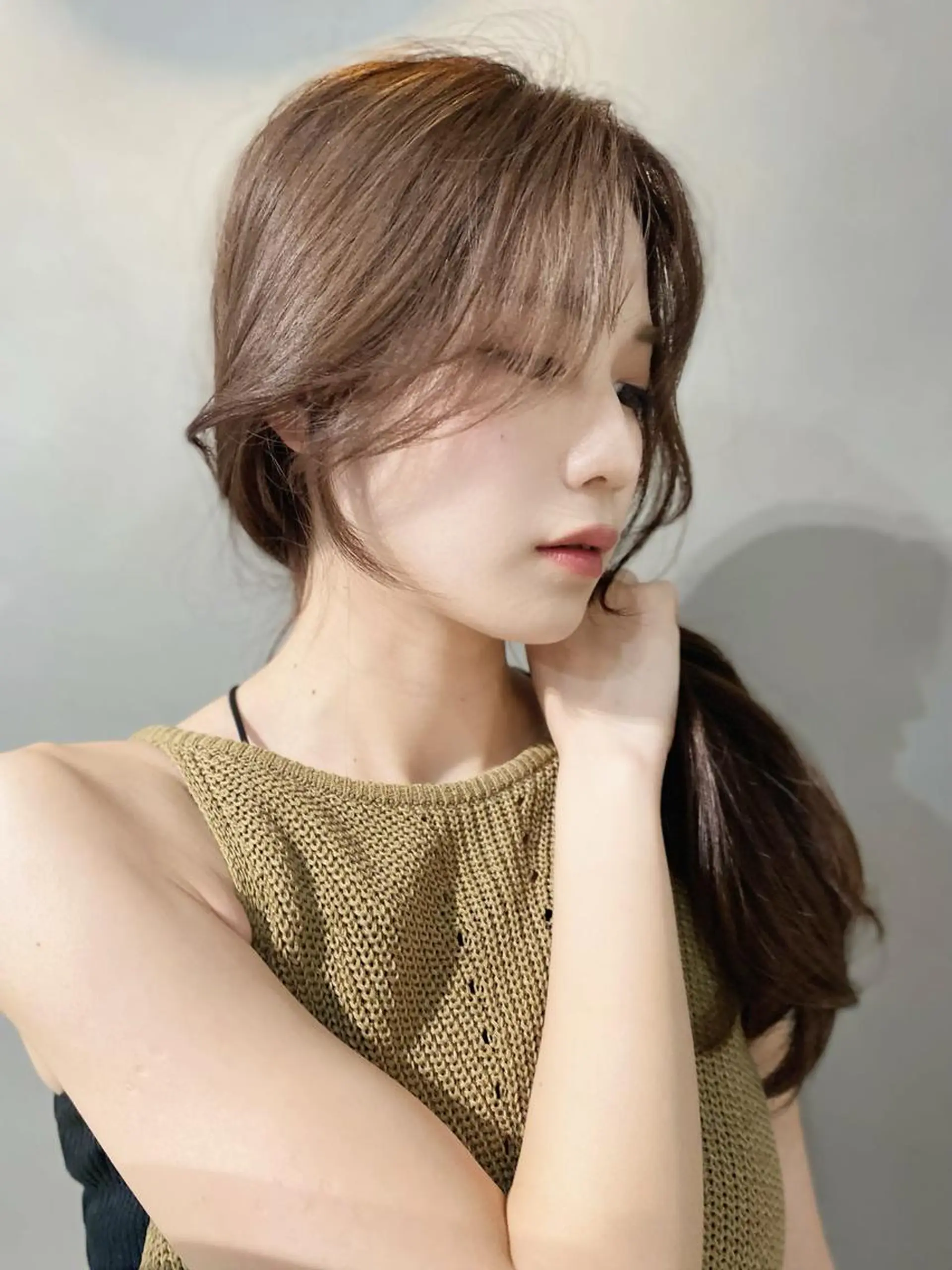 ロング 岐阜1番韓国ヘア/ 星羅/23°のヘアスタイル