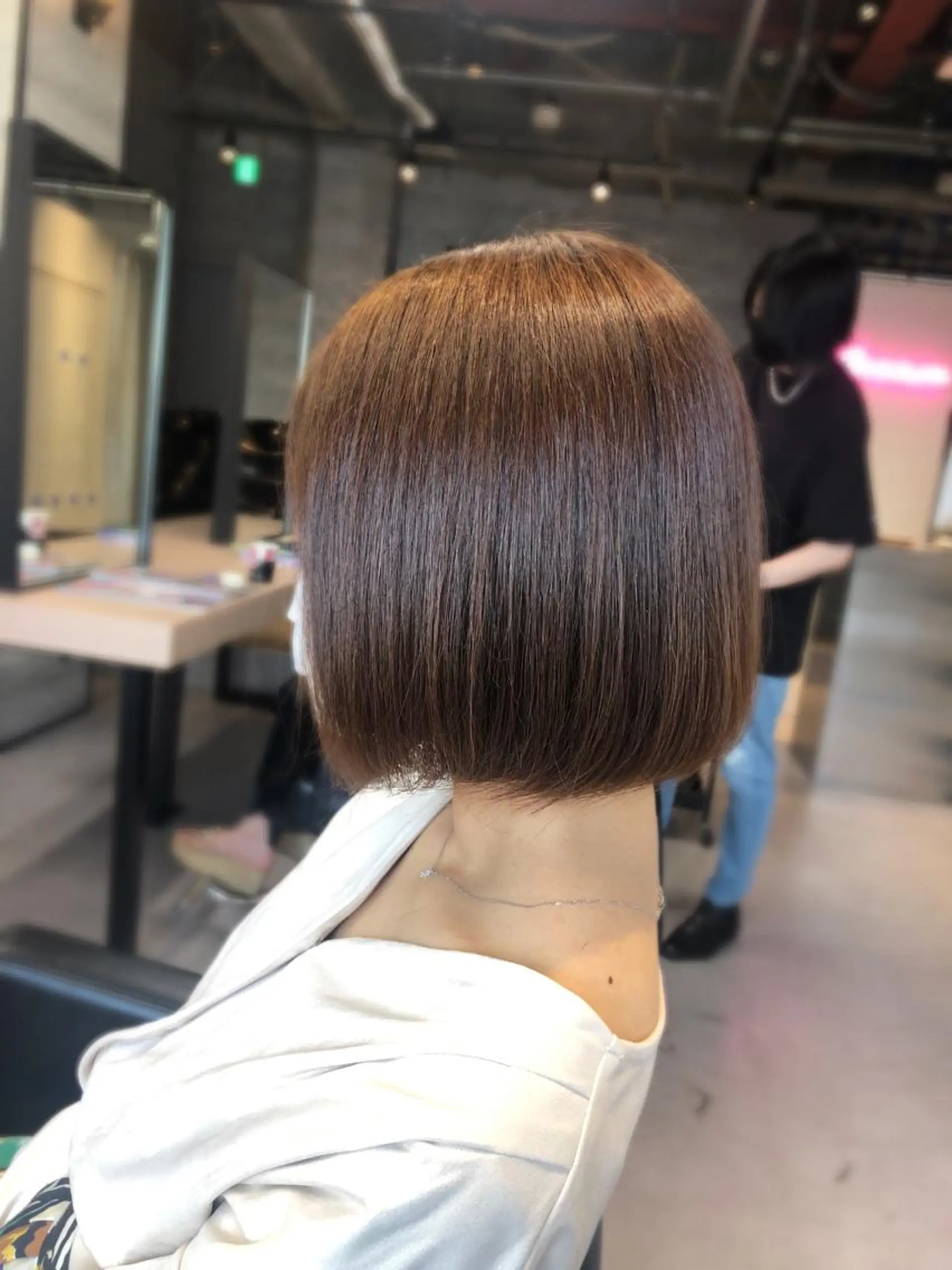 ショート カラー カット ヘアカラー トリートメント 🪞個室サロン/韓国 艶髪/keito🪞のヘアスタイル