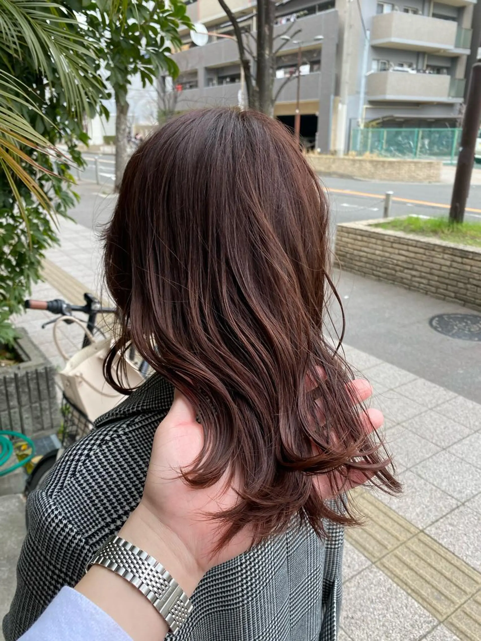 ミディアム カラー ベージュカラー ラベンダーカラー ラベンダーベージュ カット ヘアカラー トリートメント 髪質改善特化 長澤友哉のヘアスタイル