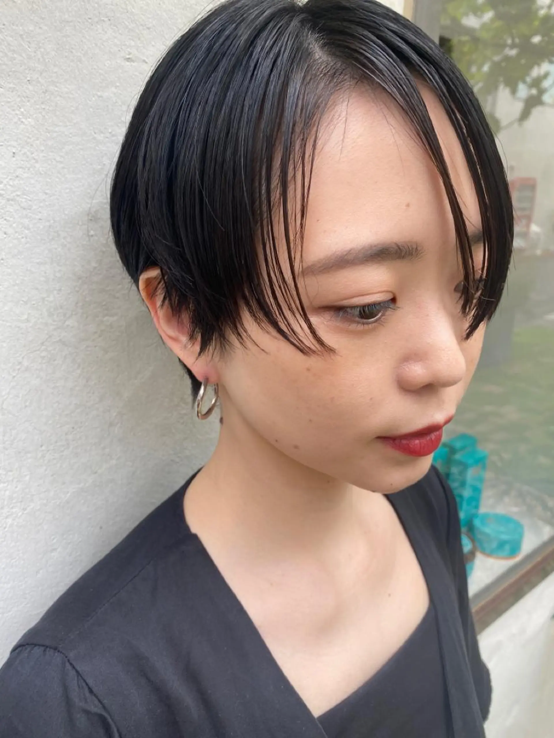 ショート ショートヘア カット ヘアカラー 坂口 拓魅のヘアスタイル