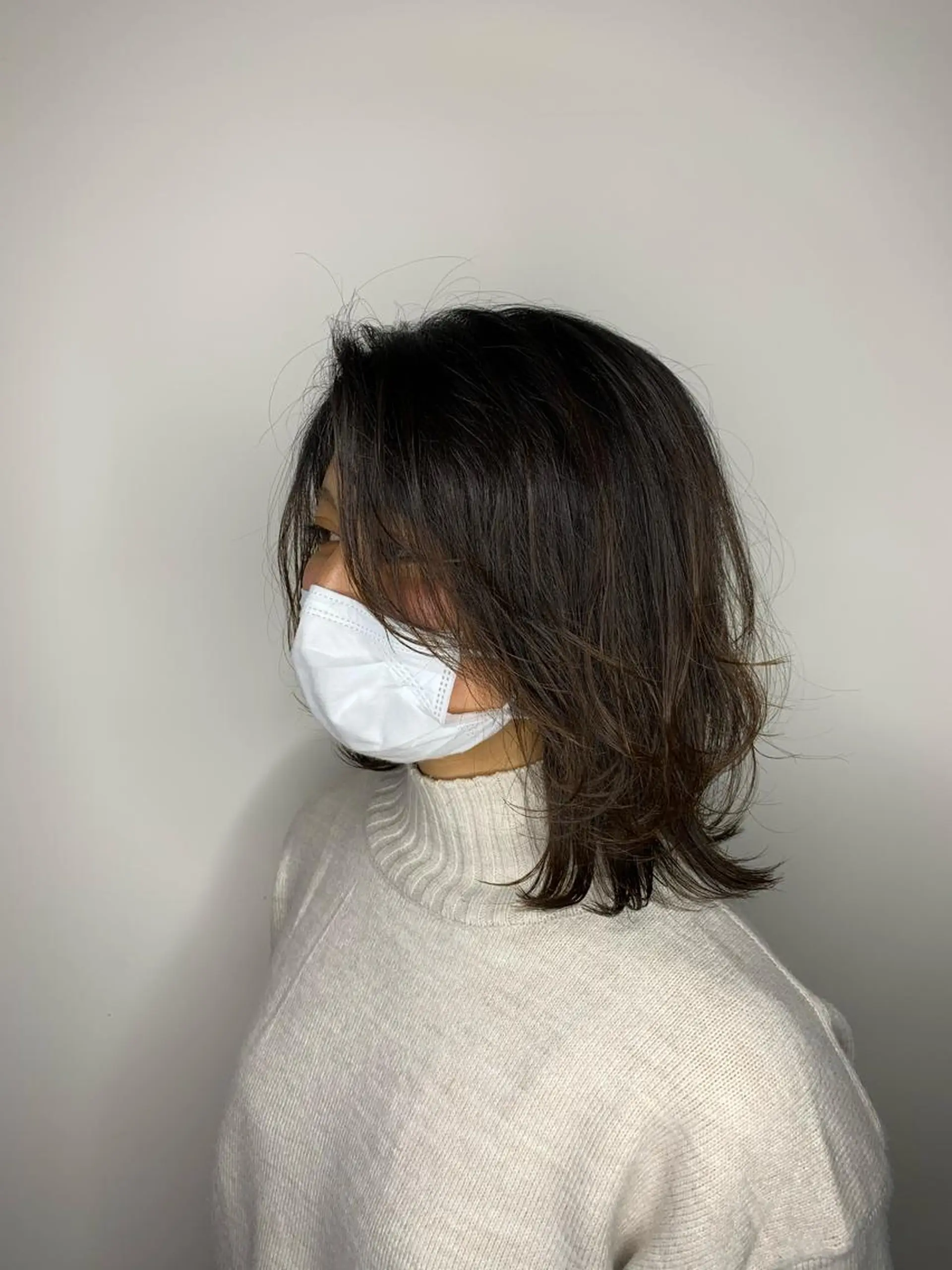 ミディアム 髪質改善×艶カラー Haruのヘアスタイル