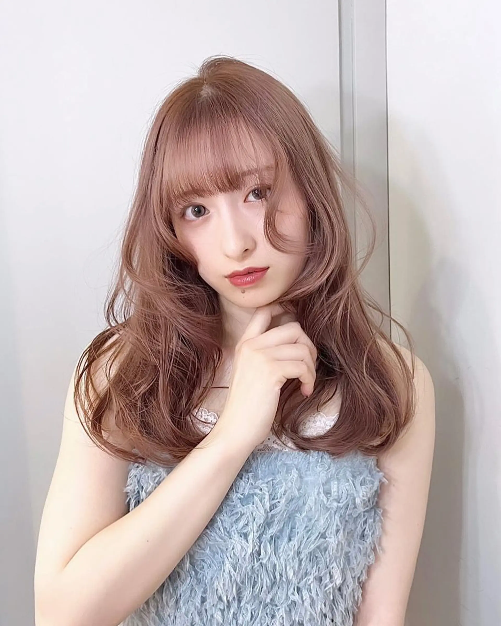 セミロング カラー ヘアアレンジ ヘアカラー トリートメント 🎀taro ブリーチなしカラーのヘアスタイル