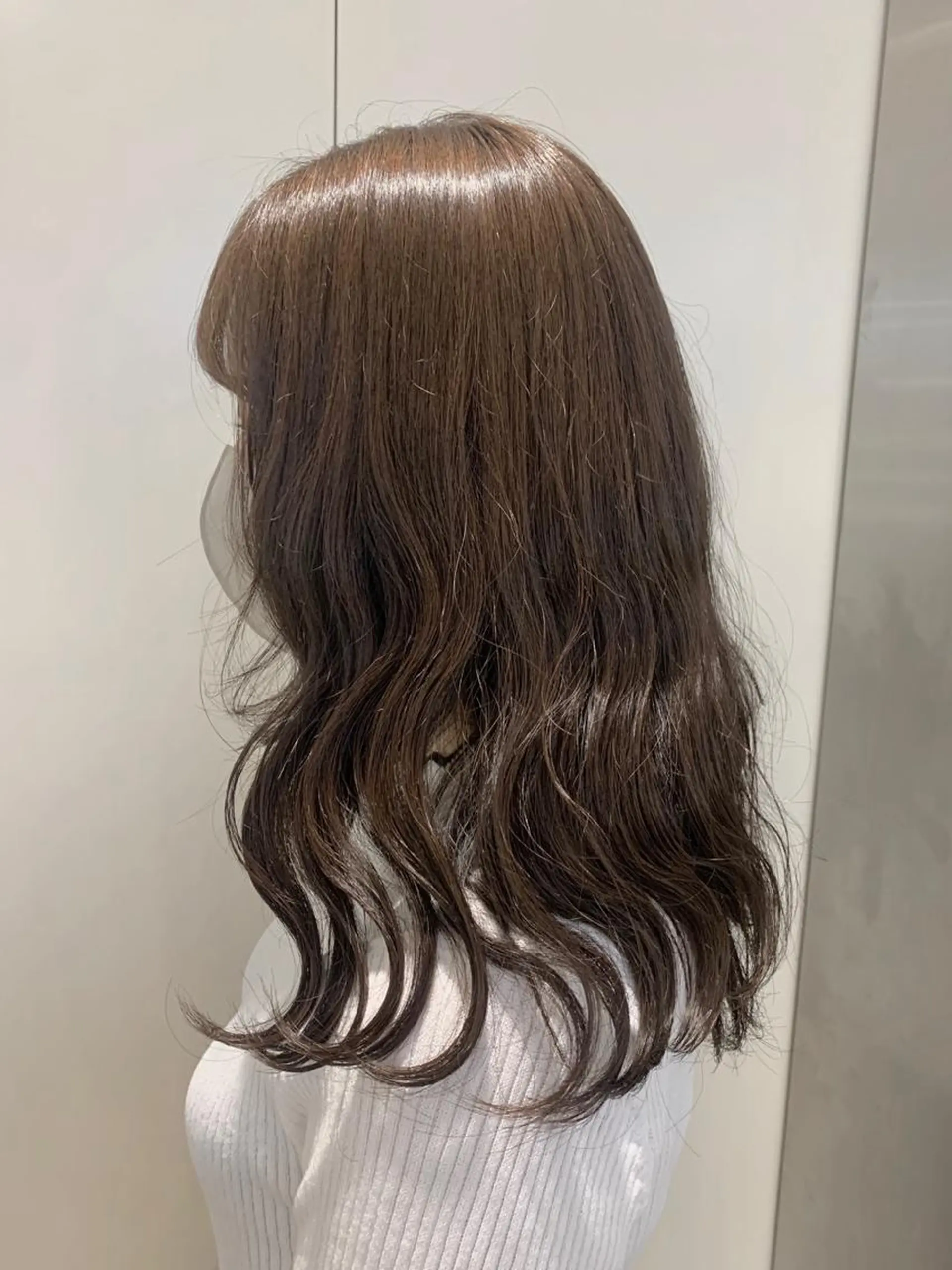 セミロング カラー ブラウンカラー ショコラブラウン Kazusa/川越/ エクステ/ハイトーンのヘアスタイル