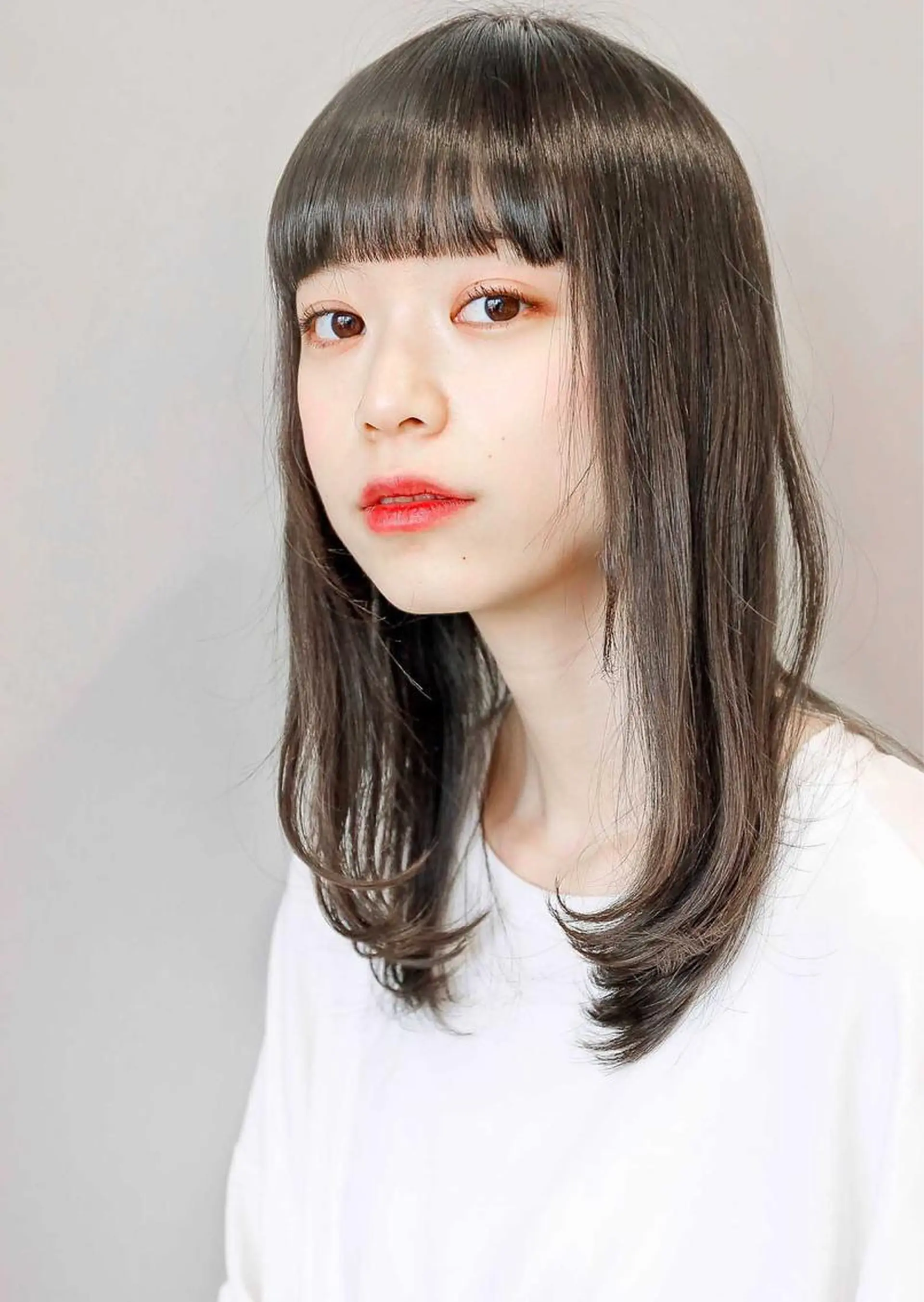 セミロング 竹之内 蔵人のヘアスタイル