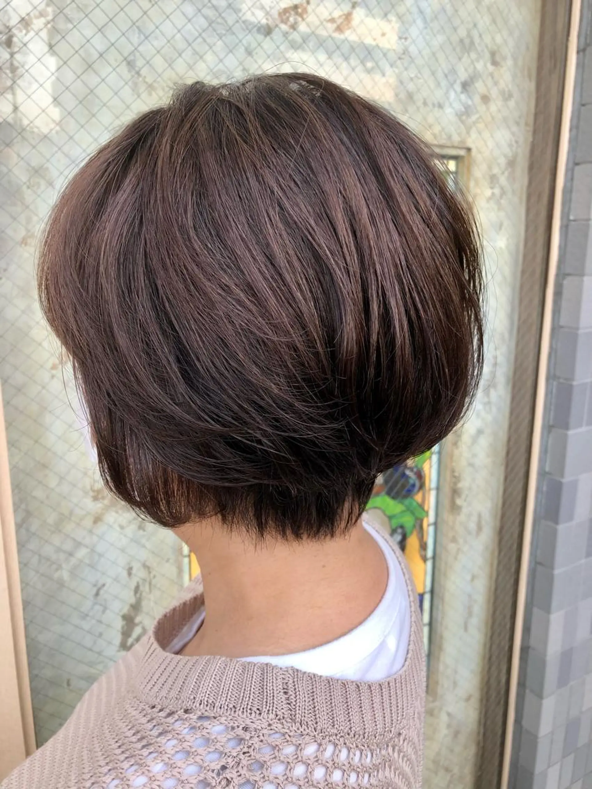 ショート カラー セン北徒歩５分 キシタクのヘアスタイル