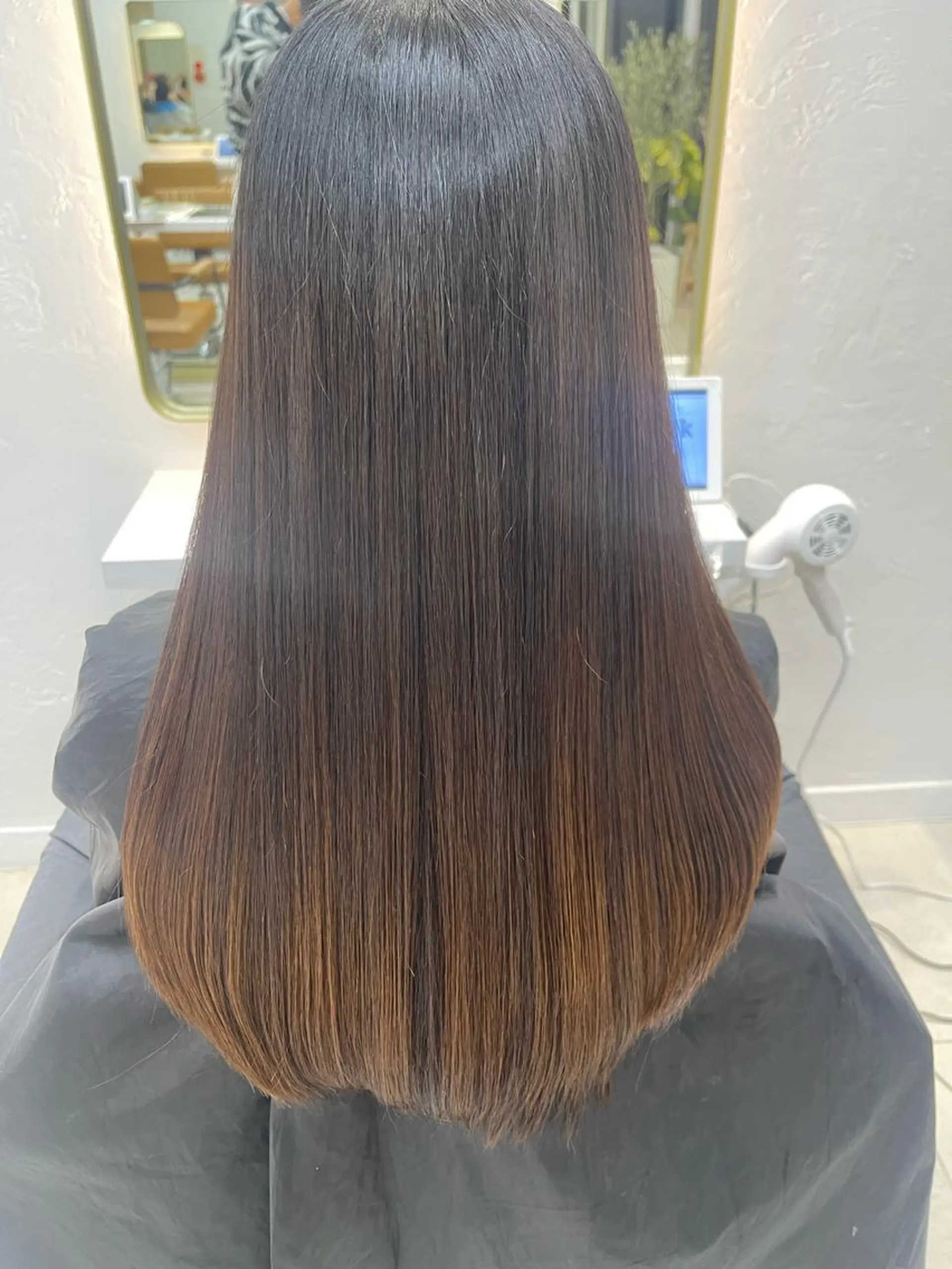ロング 中顔面短縮 顔まわり新田大翔のヘアスタイル