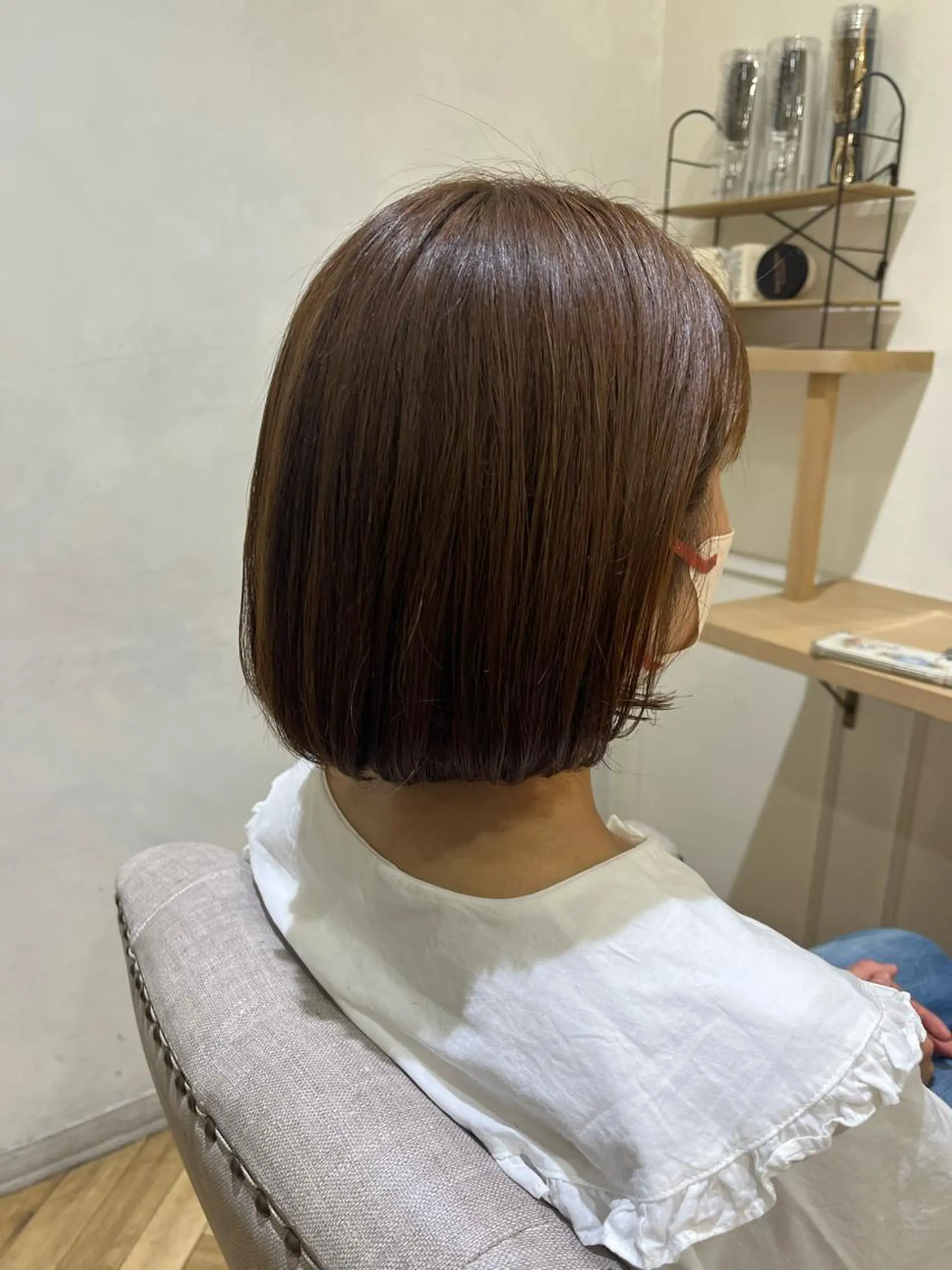 ショート カット ヘアカラー 韓国ﾍｱ&ｼｮｰﾄ ボブ💜桑原のヘアスタイル