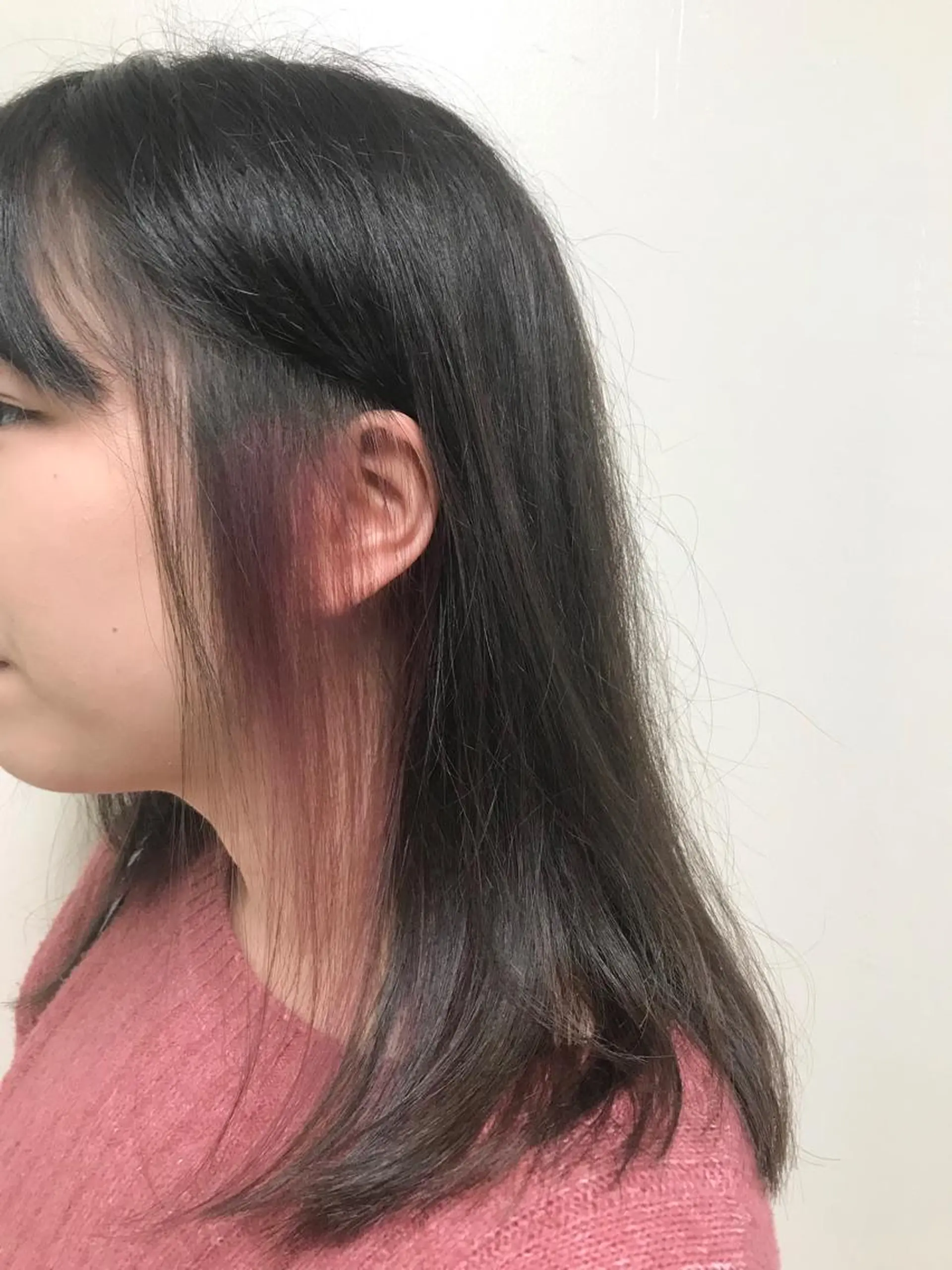 ミディアム カラー インナーカラー ピンクカラー エリアNo.1カラー ⭐️hikaru⭐️のヘアスタイル