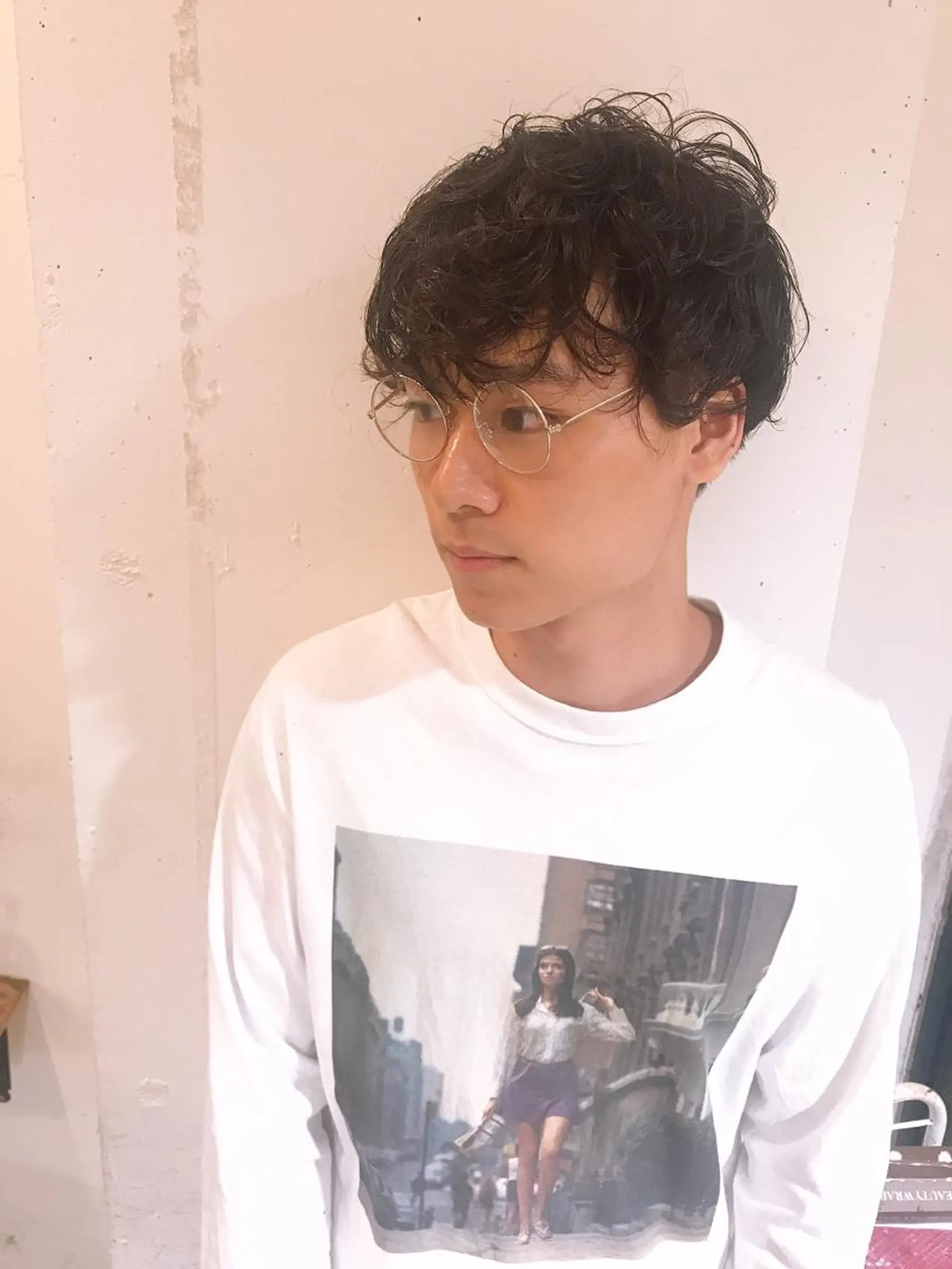 ショート カラー パーマ ヘアアレンジ メンズ メンズパーマ カット パーマ CHIC share salon所属・ちこ .のヘアスタイル