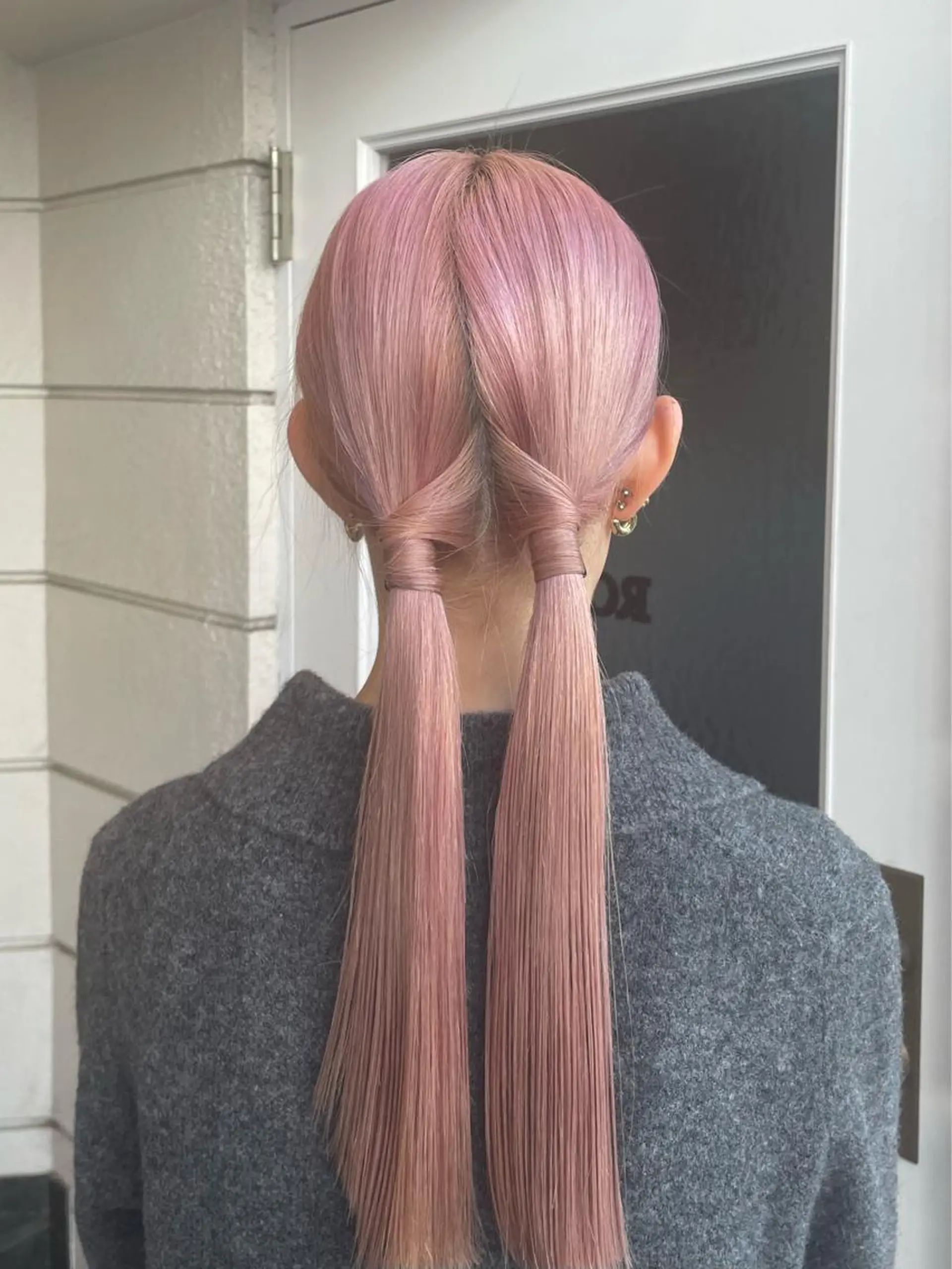 ロング ヘアアレンジ カット ヘアカラー NVEMO.所属・韓国ヘア💇🏼 kanonのヘアスタイル