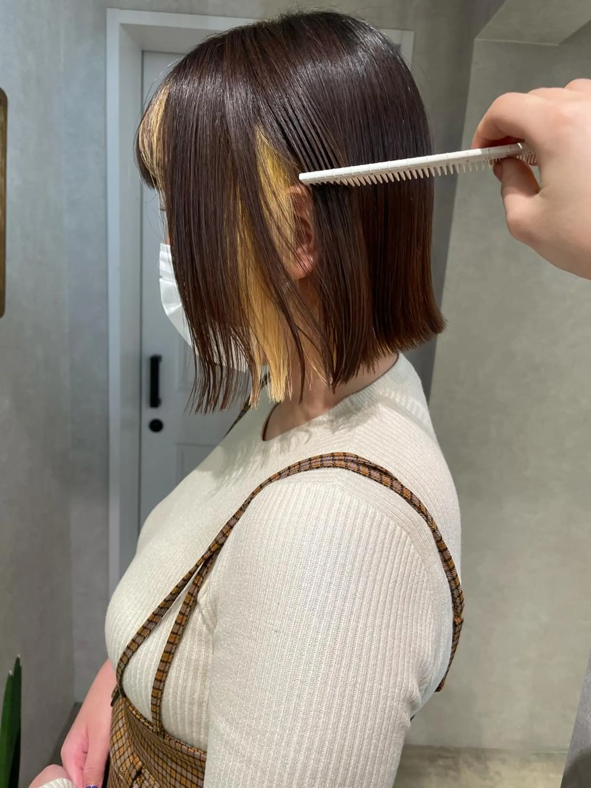 ショート カラー インナーカラー ヘアカラー ナチュラル透明感🌱 小山美樹子のヘアスタイル