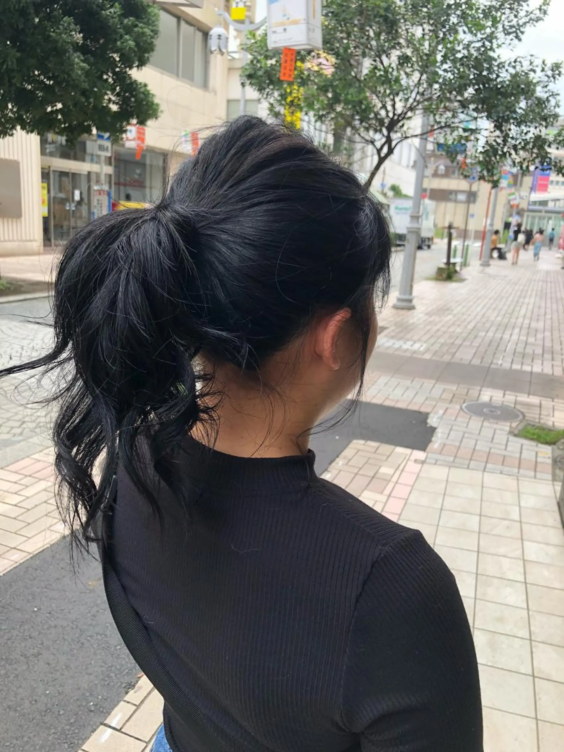 ミディアム カラー ヘアアレンジ 樋渡 侑希のヘアスタイル