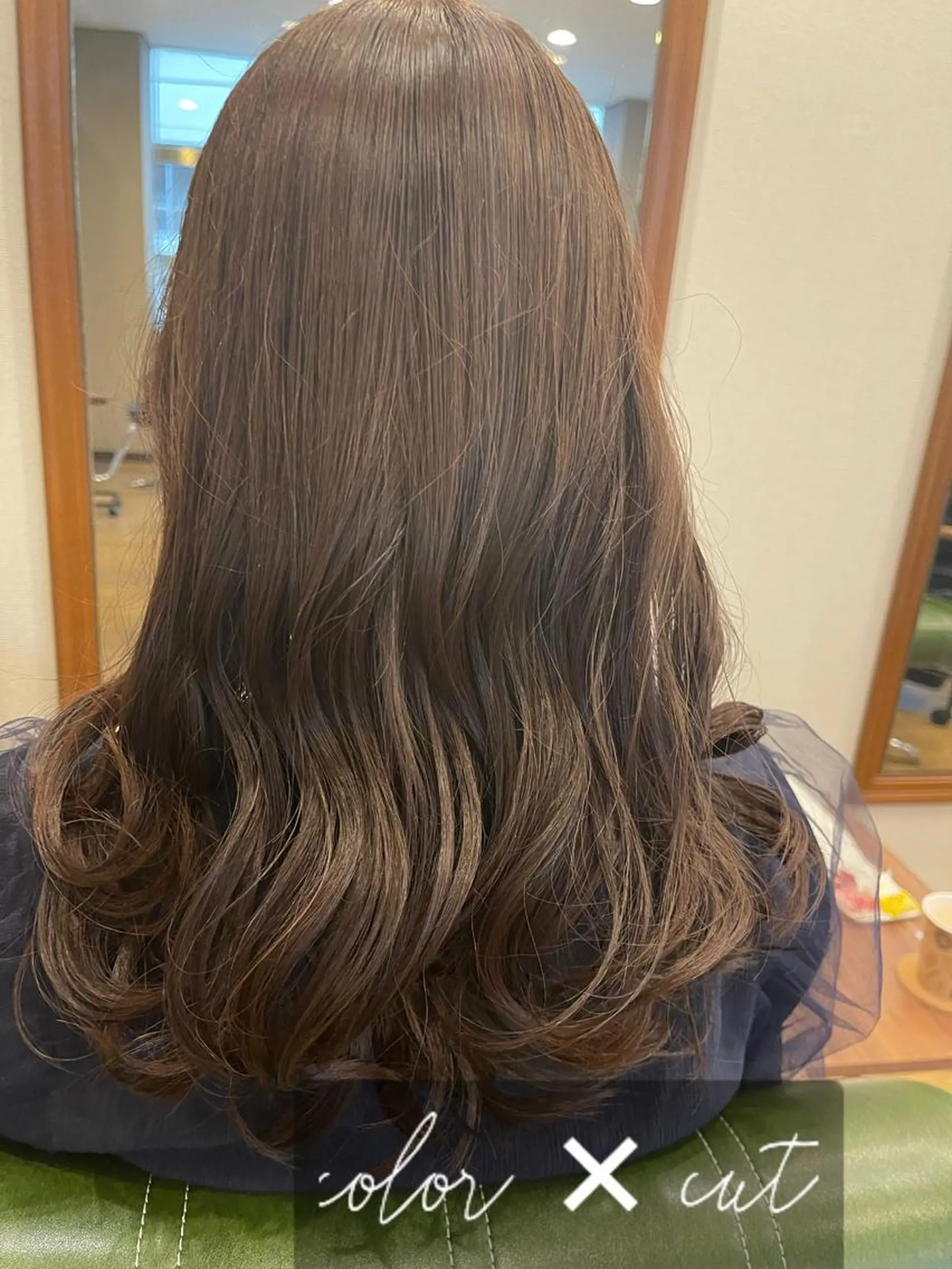 ロング カラー 髪質改善/カラー 🖤‎🤍川島のヘアスタイル