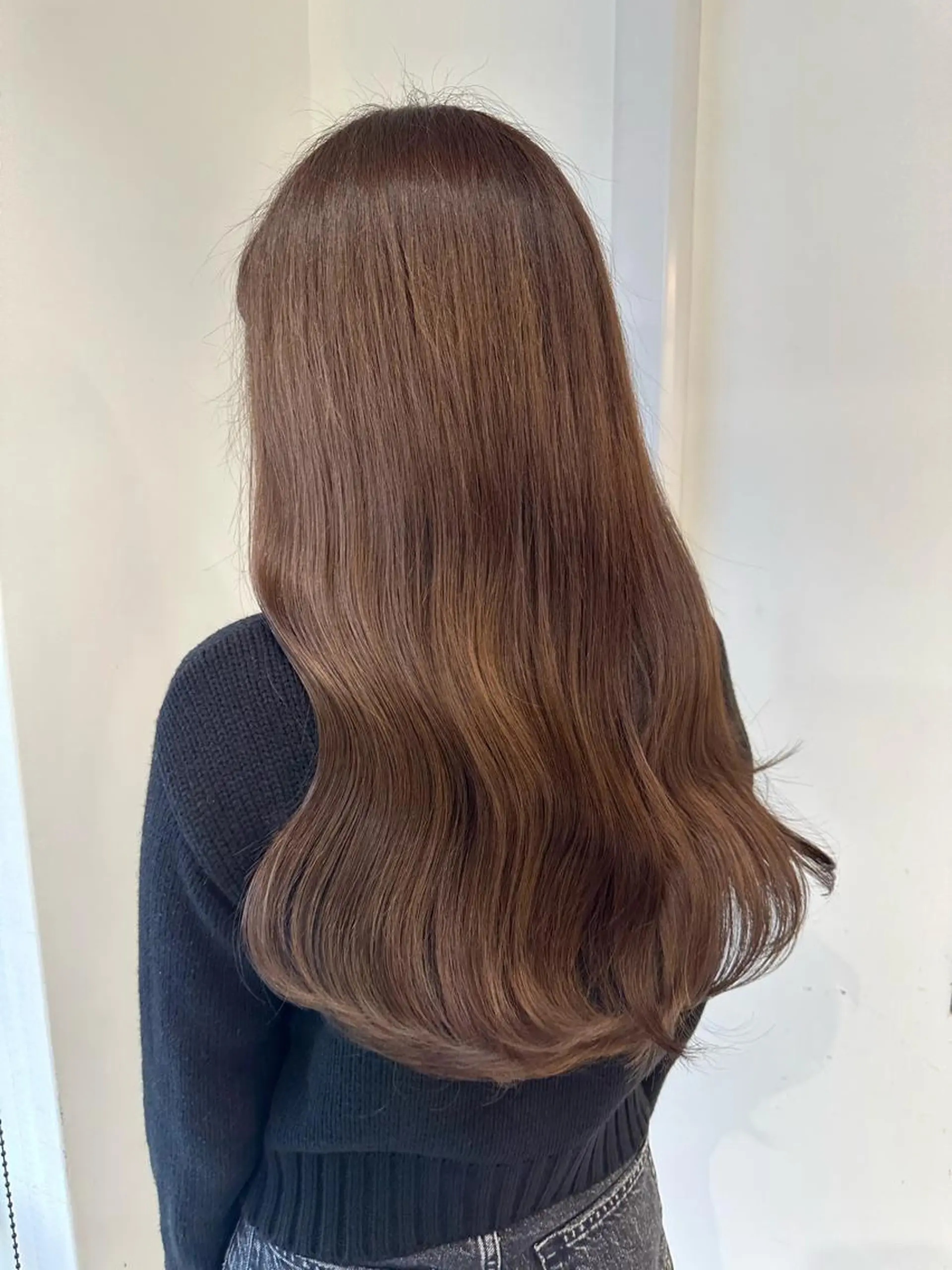 セミロング カラー 小顔カット✨ 透明感カラー/村上のヘアスタイル