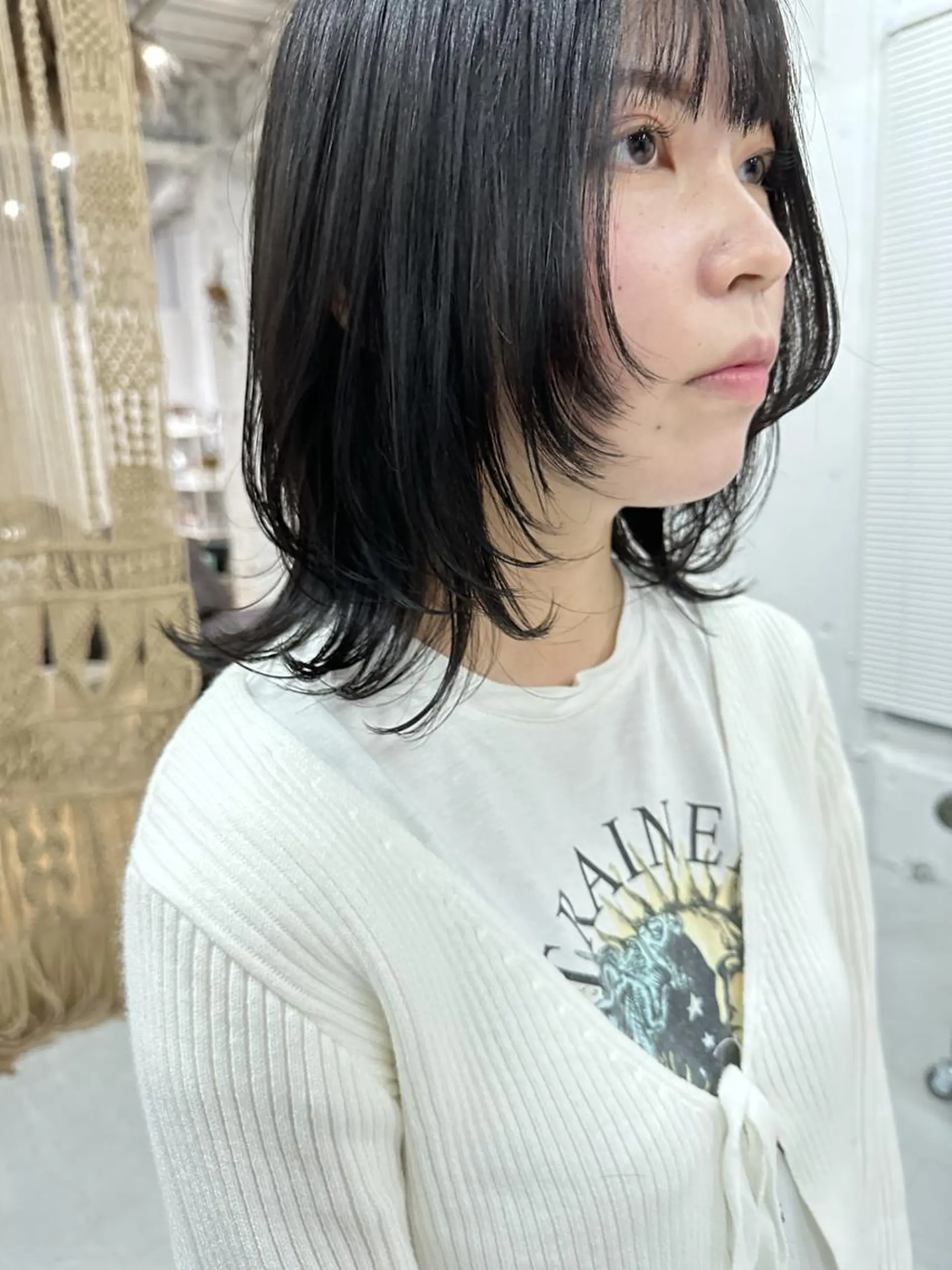 ミディアム 伊藤 玄のヘアスタイル