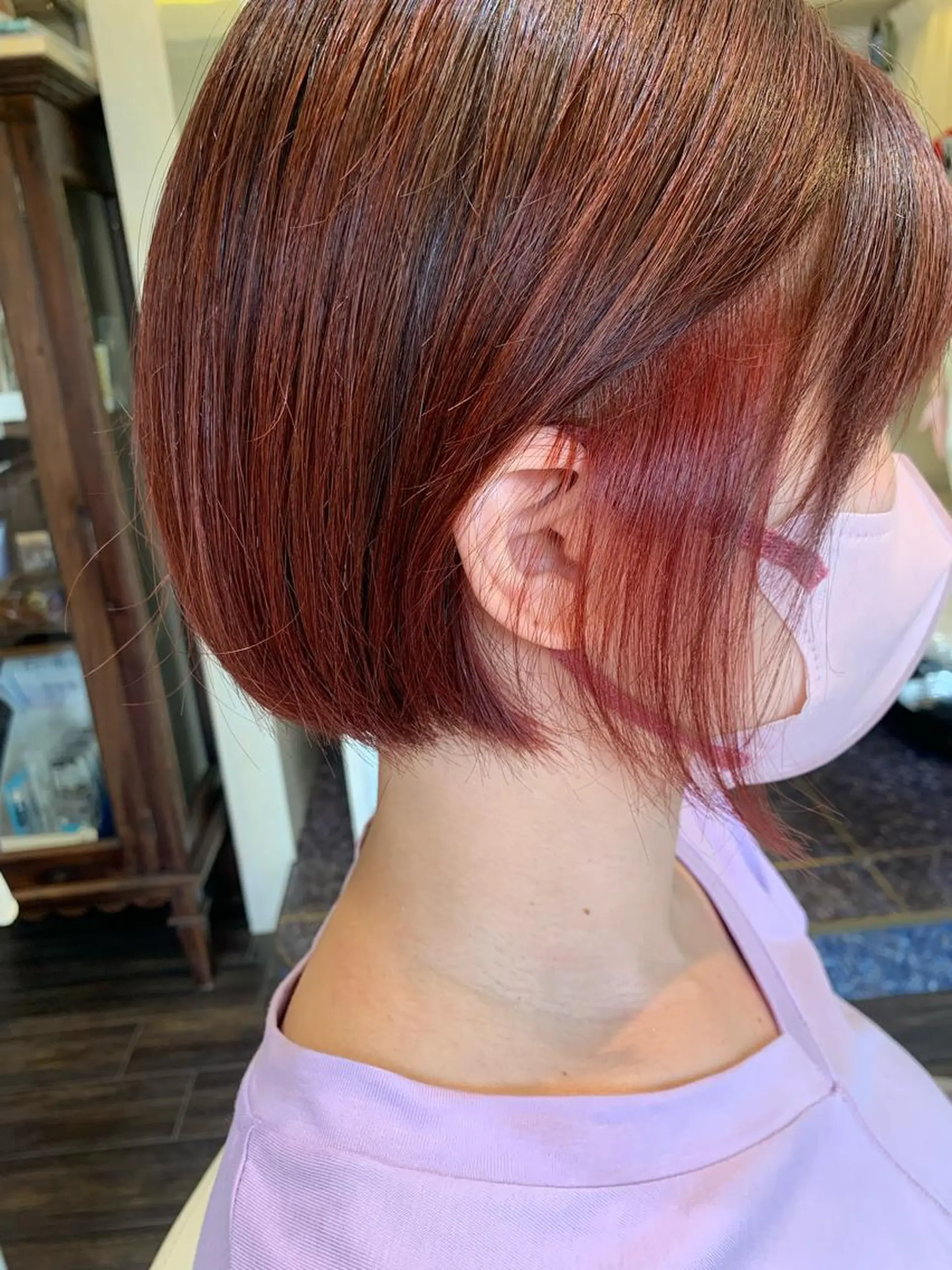 ミディアム ヘアカラー トリートメント ヘアセット 🌸スタイリスト 山浦美恵のヘアスタイル