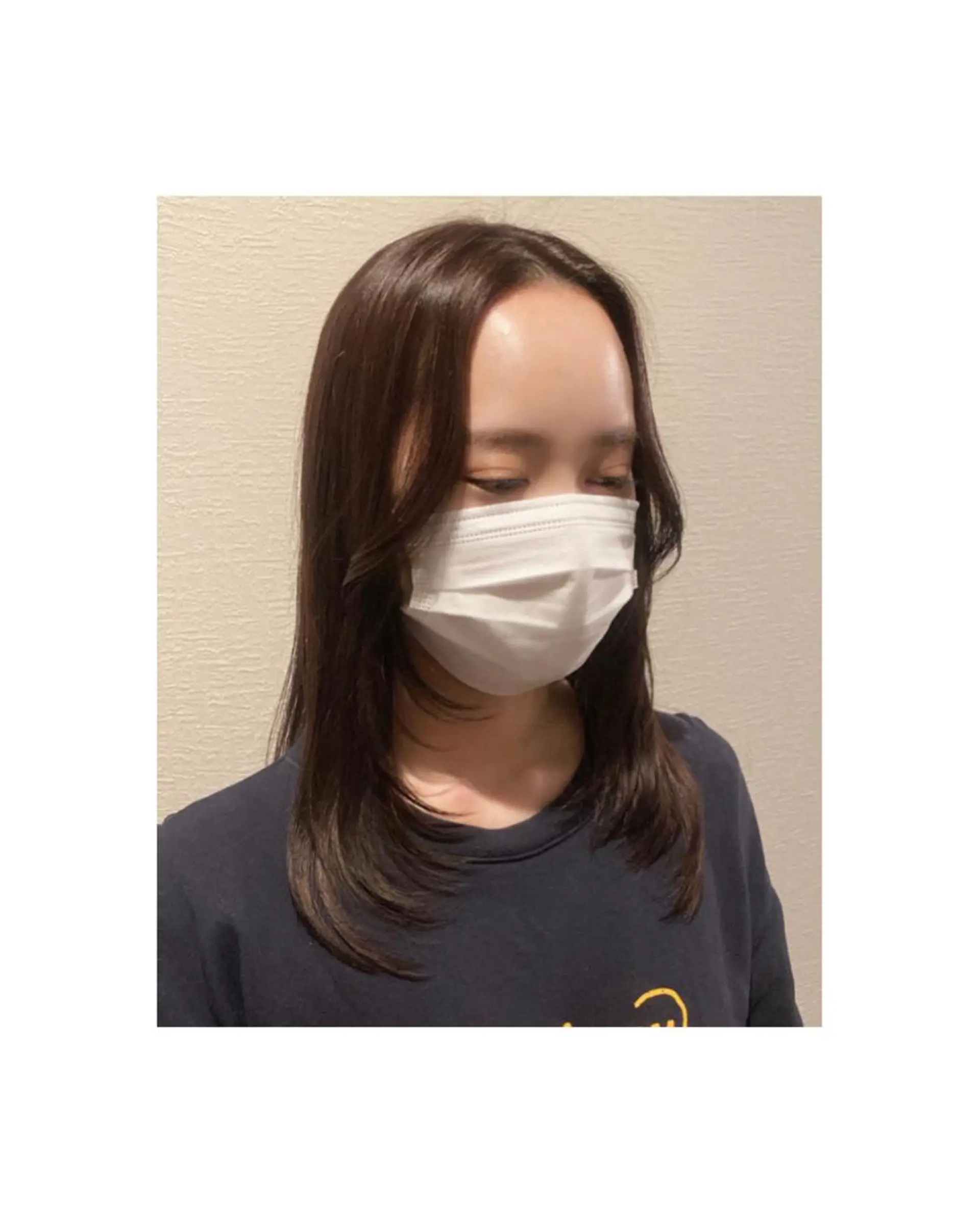 セミロング カラー ヘアアレンジ 🎀レイヤーカット/ 艶カラー/ﾕｶ🎀のヘアスタイル