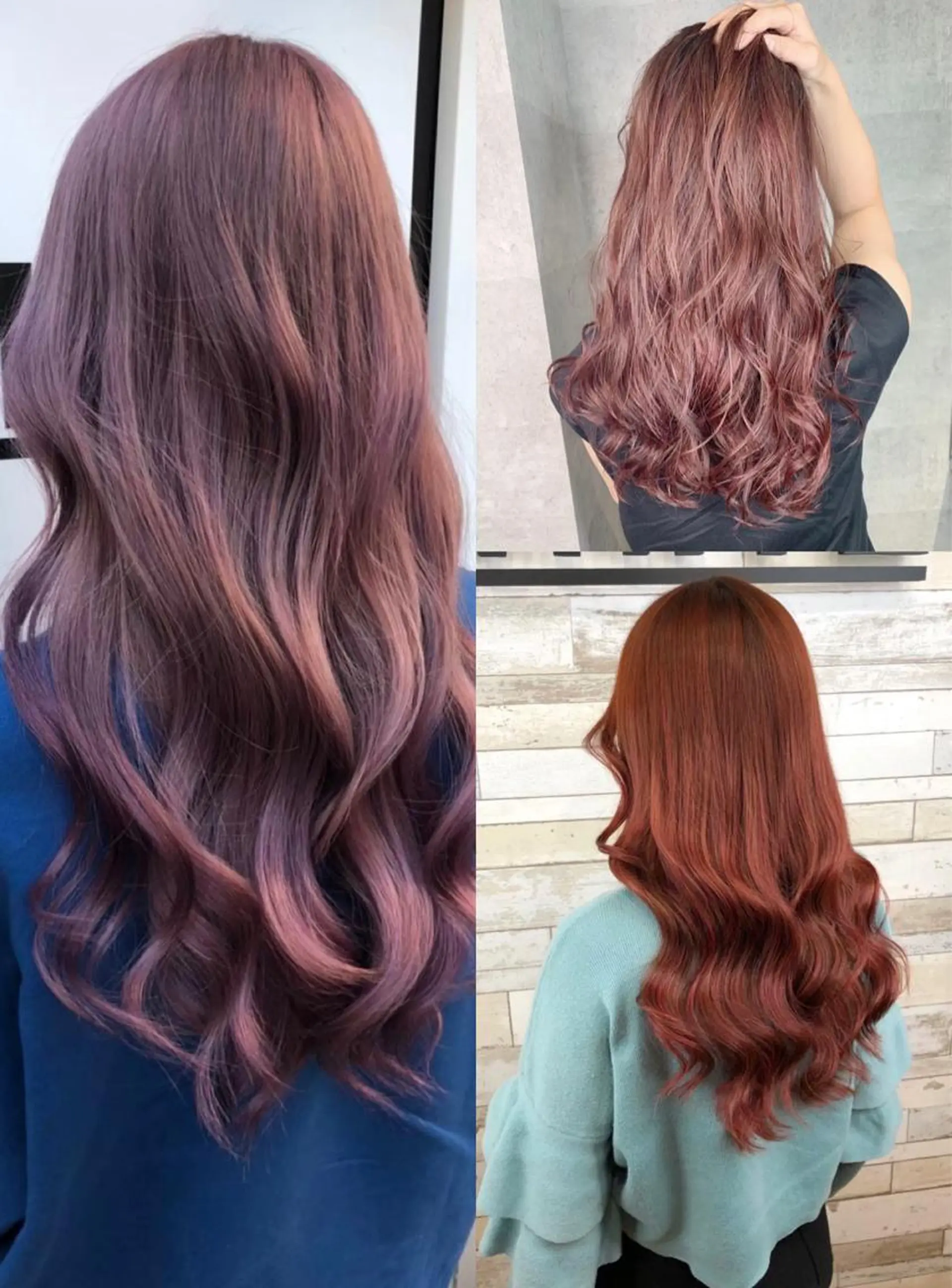 セミロング カラー _WHITE 高槻のヘアスタイル