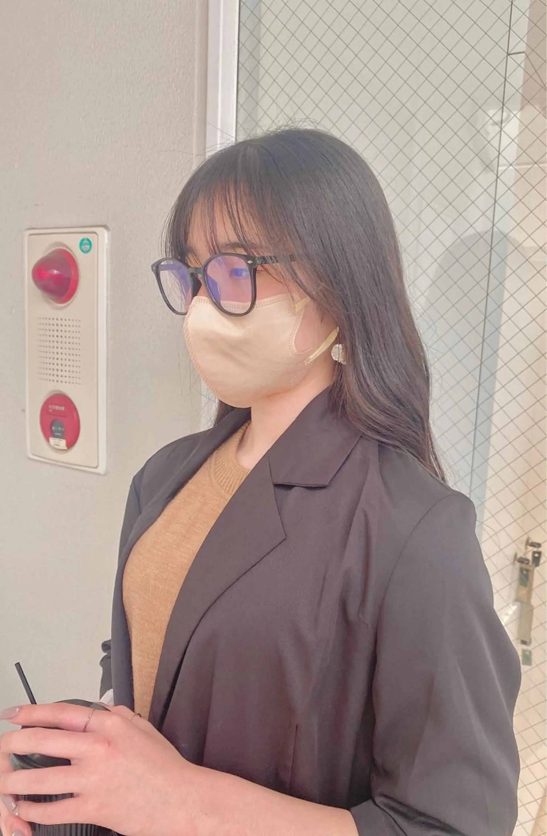 セミロング カラー ヘアアレンジ カット 赤み消しグレージュ 🫒ｒｅｏｎのヘアスタイル